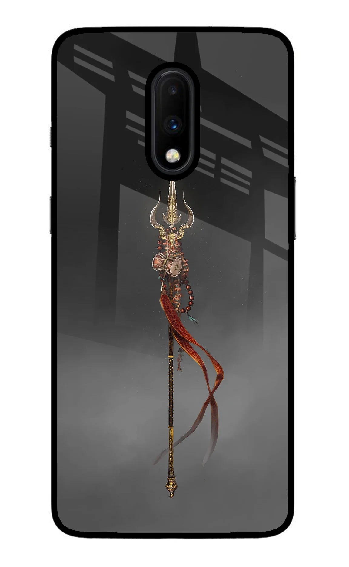 Shiv Trishul Oneplus 7 Glass Case - Shiv Trishul Oneplus 7 Glass Case Shiv Trishul Oneplus 7 Glass Case