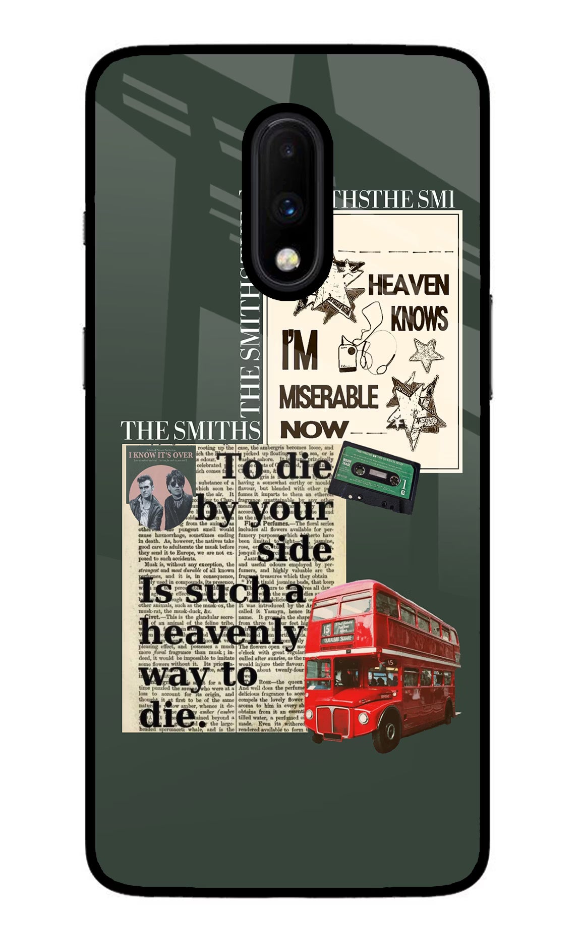The Smiths Oneplus 7 Glass Case - The Smiths Oneplus 7 Glass Case The Smiths Oneplus 7 Glass Case