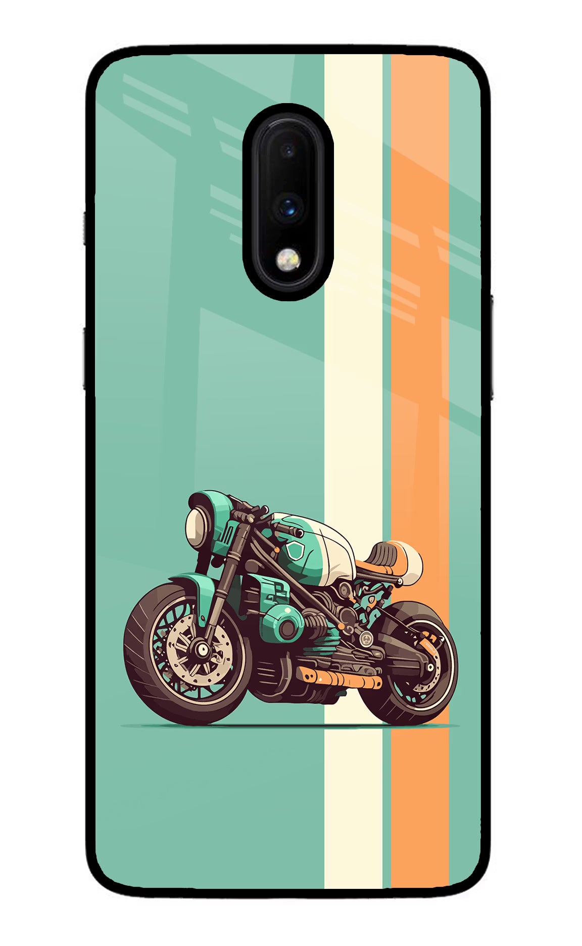 Striped Moto Drift Oneplus 7 Glass Case - Striped Moto Drift Oneplus 7 Glass Case Striped Moto Drift Oneplus 7 Glass Case