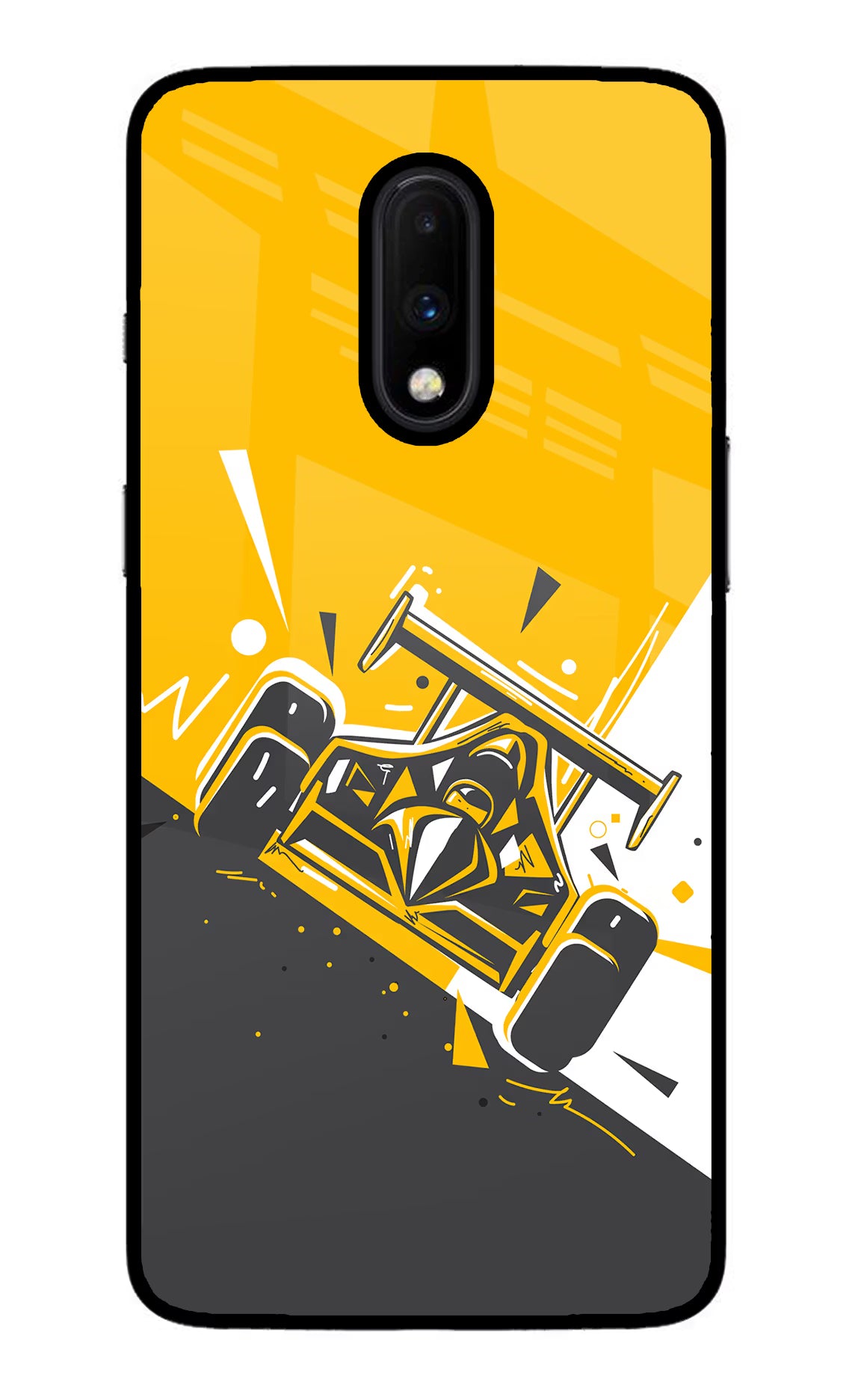 Track King Oneplus 7 Glass Case - Track King Oneplus 7 Glass Case Track King Oneplus 7 Glass Case