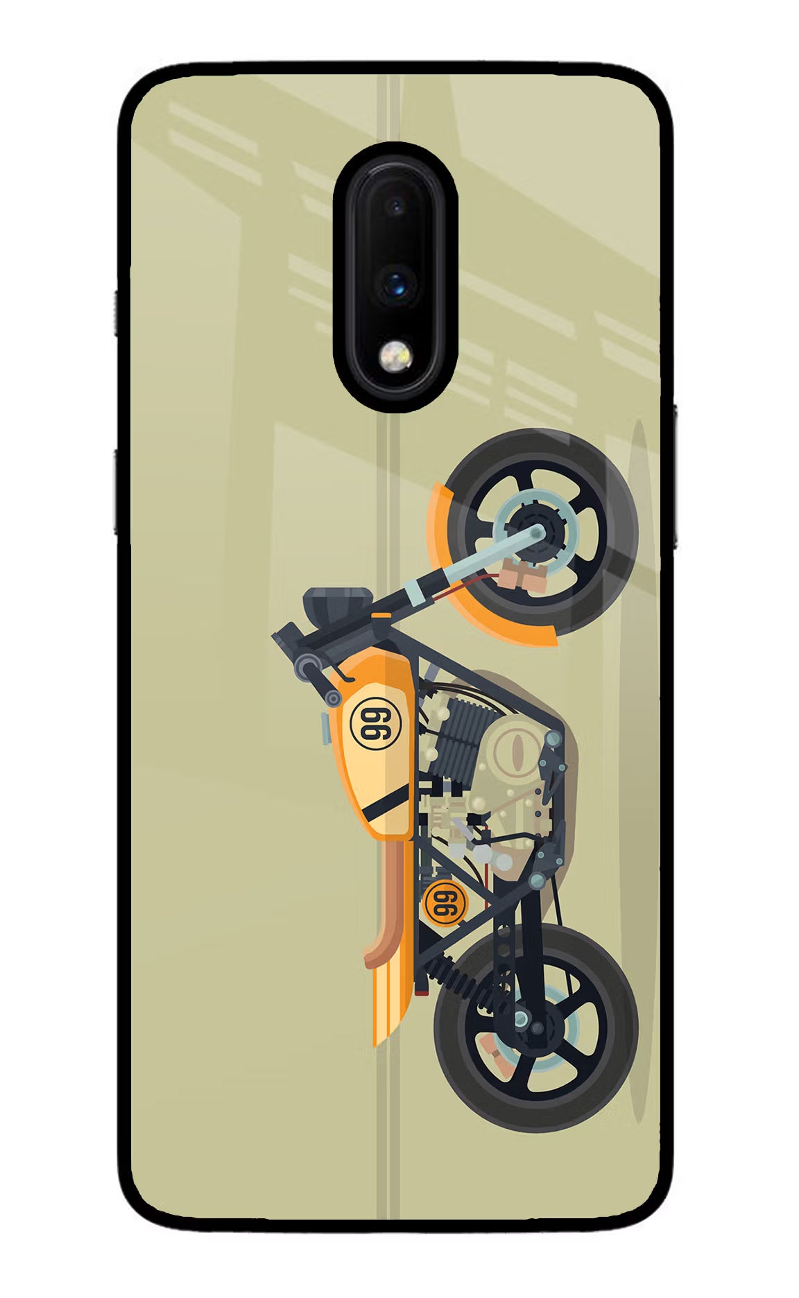Vertical Speedster Oneplus 7 Glass Case - Vertical Speedster Oneplus 7 Glass Case Vertical Speedster Oneplus 7 Glass Case