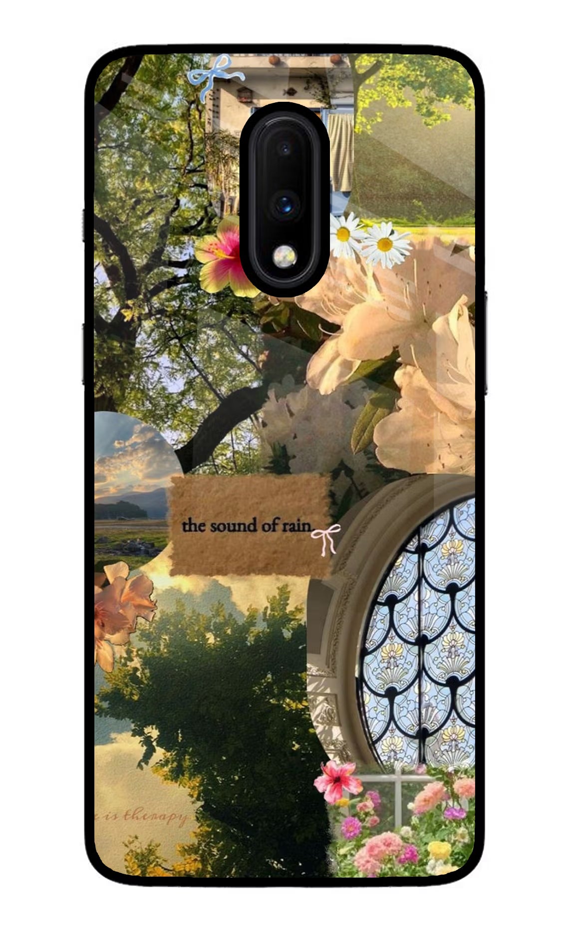 Rain Oneplus 7 Glass Case - Rain Oneplus 7 Glass Case Rain Oneplus 7 Glass Case