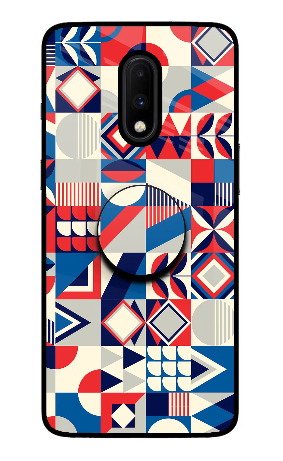 Colorful Pattern Oneplus 7 Glass Case - Colorful Pattern Oneplus 7 Glass Case Colorful Pattern Oneplus 7 Glass Case
