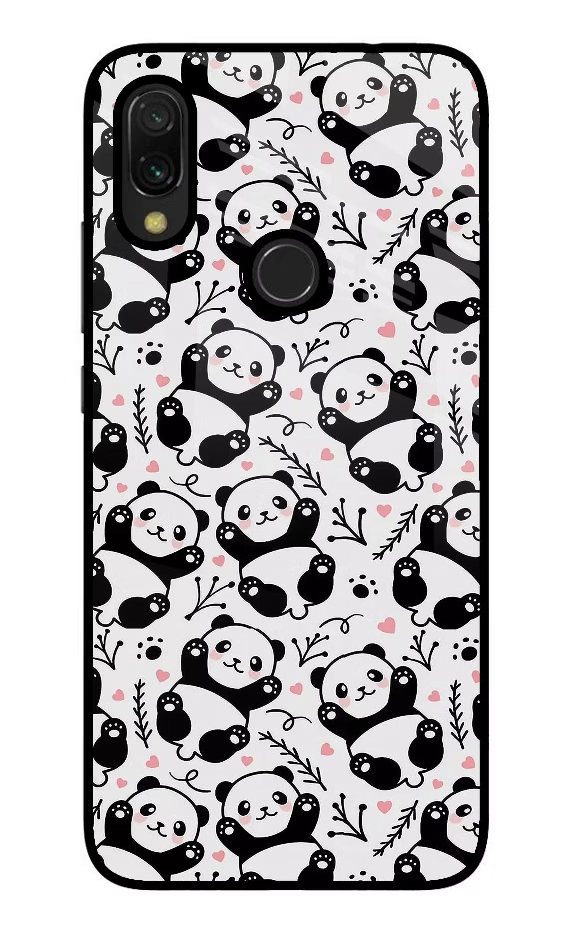 Cute Panda Redmi 7 Glass Case - Cute Panda Redmi 7 Glass Case Cute Panda Redmi 7 Glass Case