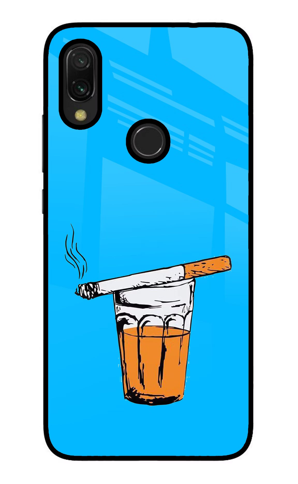 Chai Sutta Redmi 7 Glass Case - Chai Sutta Redmi 7 Glass Case Chai Sutta Redmi 7 Glass Case