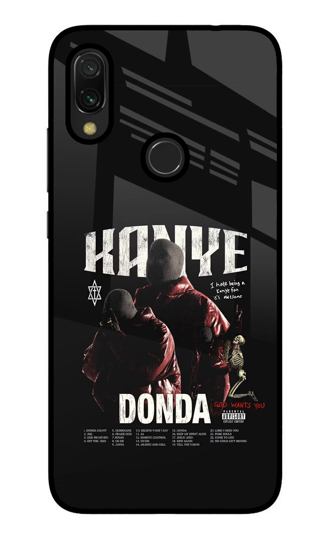 Donda Kanye West Redmi 7 Glass Case - Donda Kanye West Redmi 7 Glass Case Donda Kanye West Redmi 7 Glass Case
