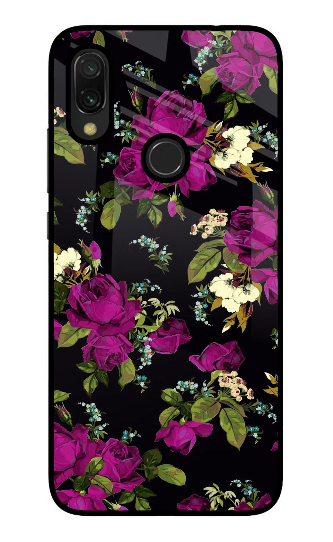 Flowers Redmi Y3 Glass Case - Flowers Redmi Y3 Glass Case Flowers Redmi Y3 Glass Case