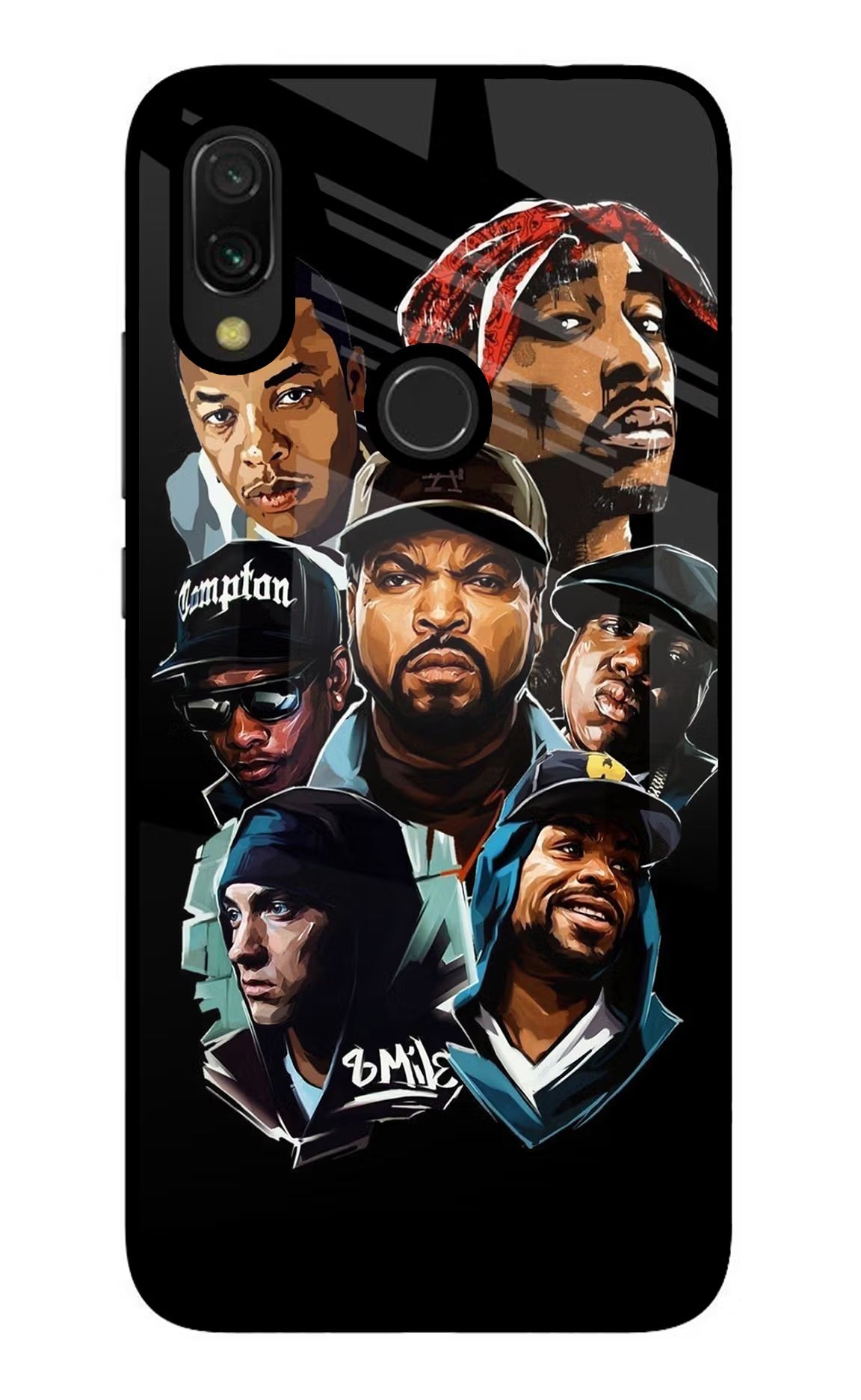 Rappers Redmi Y3 Glass Case - Rappers Redmi Y3 Glass Case Rappers Redmi Y3 Glass Case