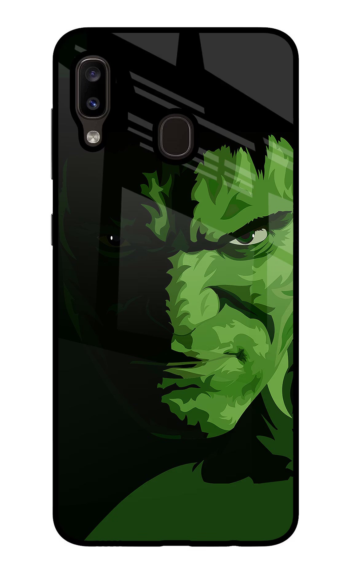 HULK Samsung A20/M10s Glass Case - HULK Samsung A20/M10s Glass Case HULK Samsung A20/M10s Glass Case