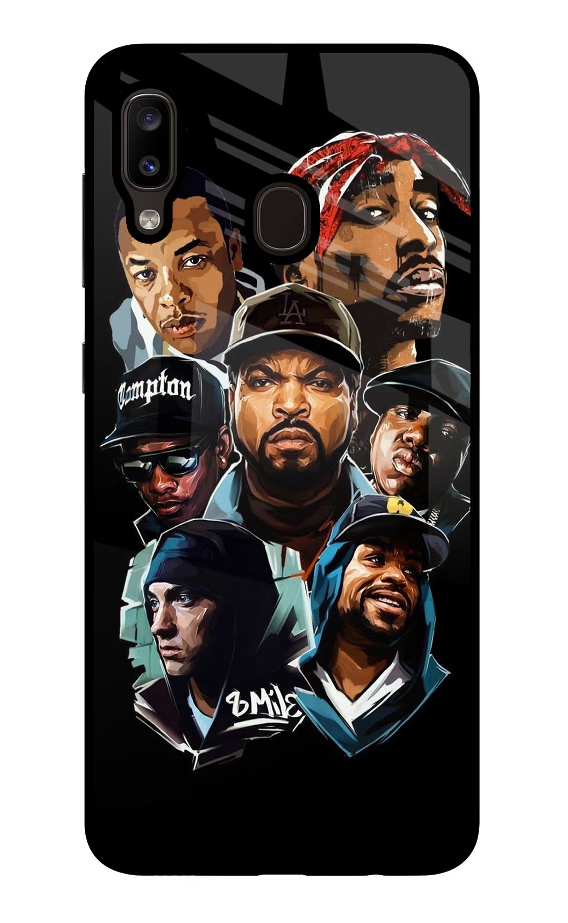 Rappers Samsung A20/M10s Glass Case - Rappers Samsung A20/M10s Glass Case Rappers Samsung A20/M10s Glass Case