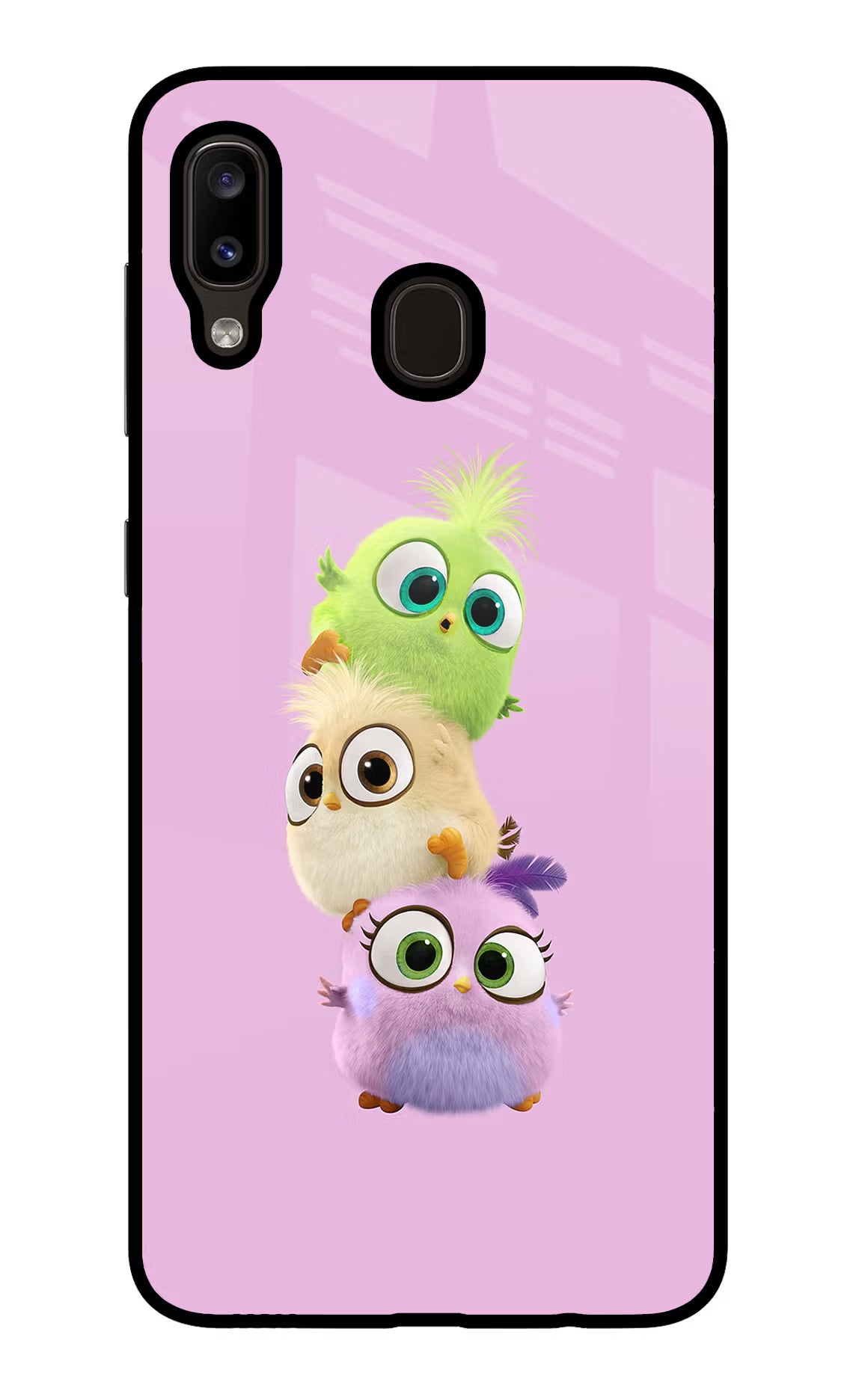 Cute Little Birds Samsung A20/M10s Glass Case - Cute Little Birds Samsung A20/M10s Glass Case Cute Little Birds Samsung A20/M10s Glass Case