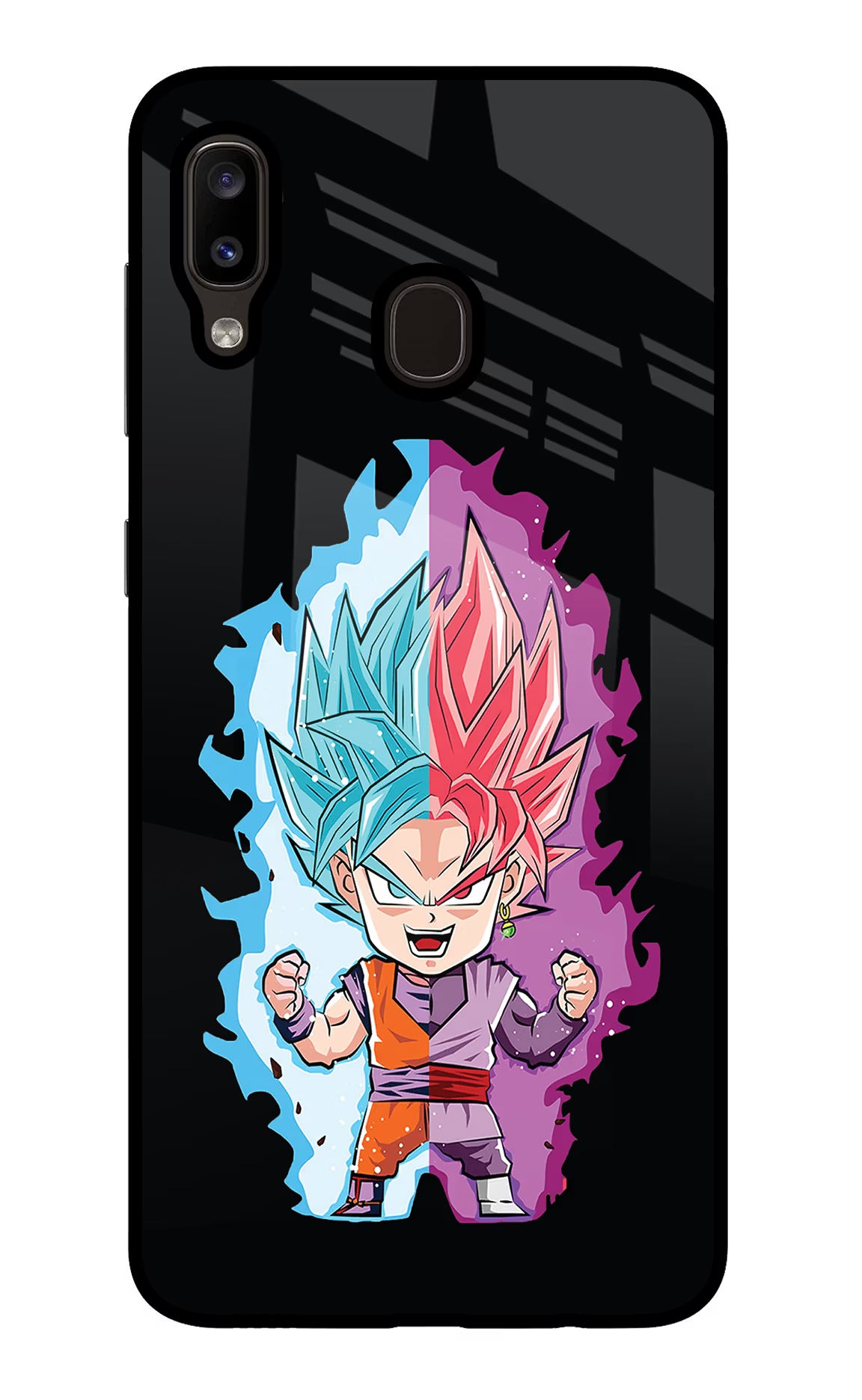 Chota Goku Samsung A20/M10s Glass Case - Chota Goku Samsung A20/M10s Glass Case Chota Goku Samsung A20/M10s Glass Case