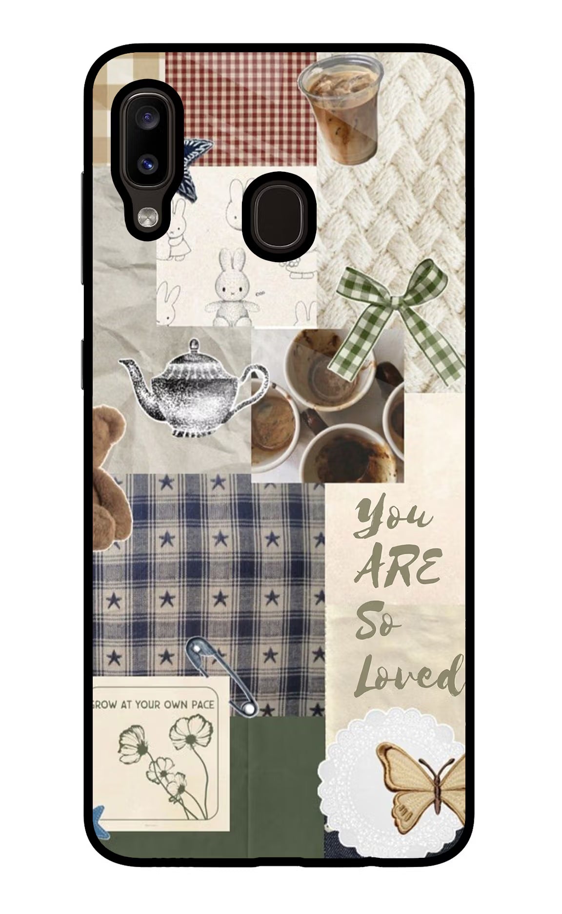 Cookie Samsung A20/M10s Glass Case - Cookie Samsung A20/M10s Glass Case Cookie Samsung A20/M10s Glass Case