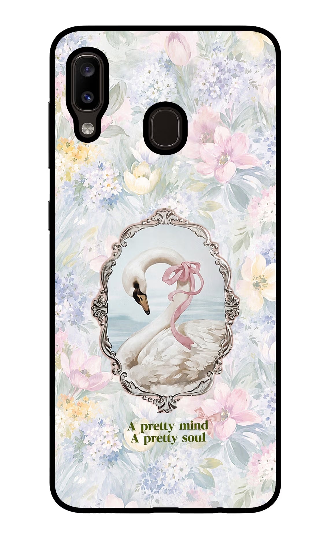 Pretty Mind Pretty Soul Samsung A20/M10s Glass Case - Pretty Mind Pretty Soul Samsung A20/M10s Glass Case Pretty Mind Pretty Soul Samsung A20/M10s Glass Case