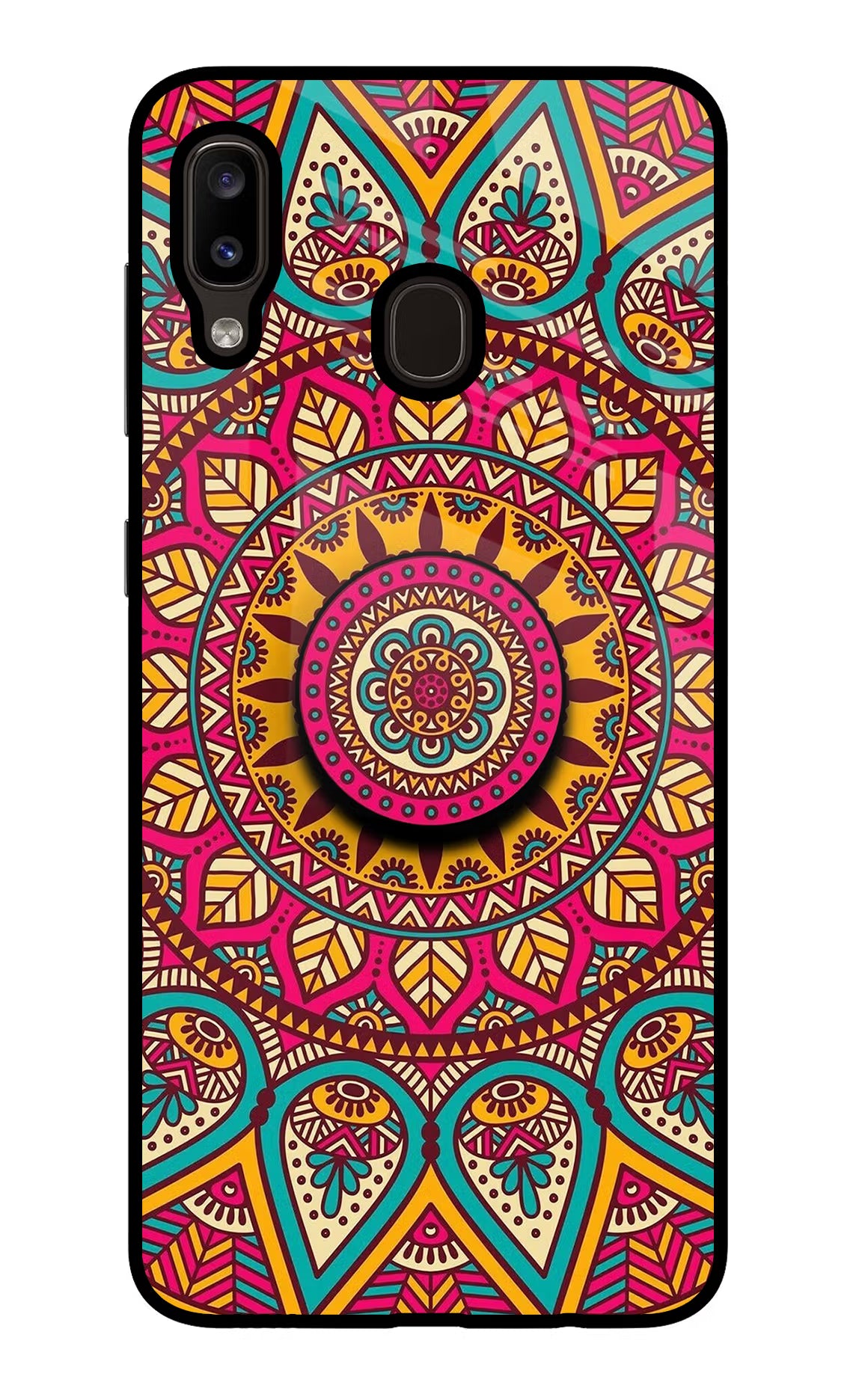 Mandala Samsung A20/M10s Glass Case - Mandala Samsung A20/M10s Glass Case Mandala Samsung A20/M10s Glass Case