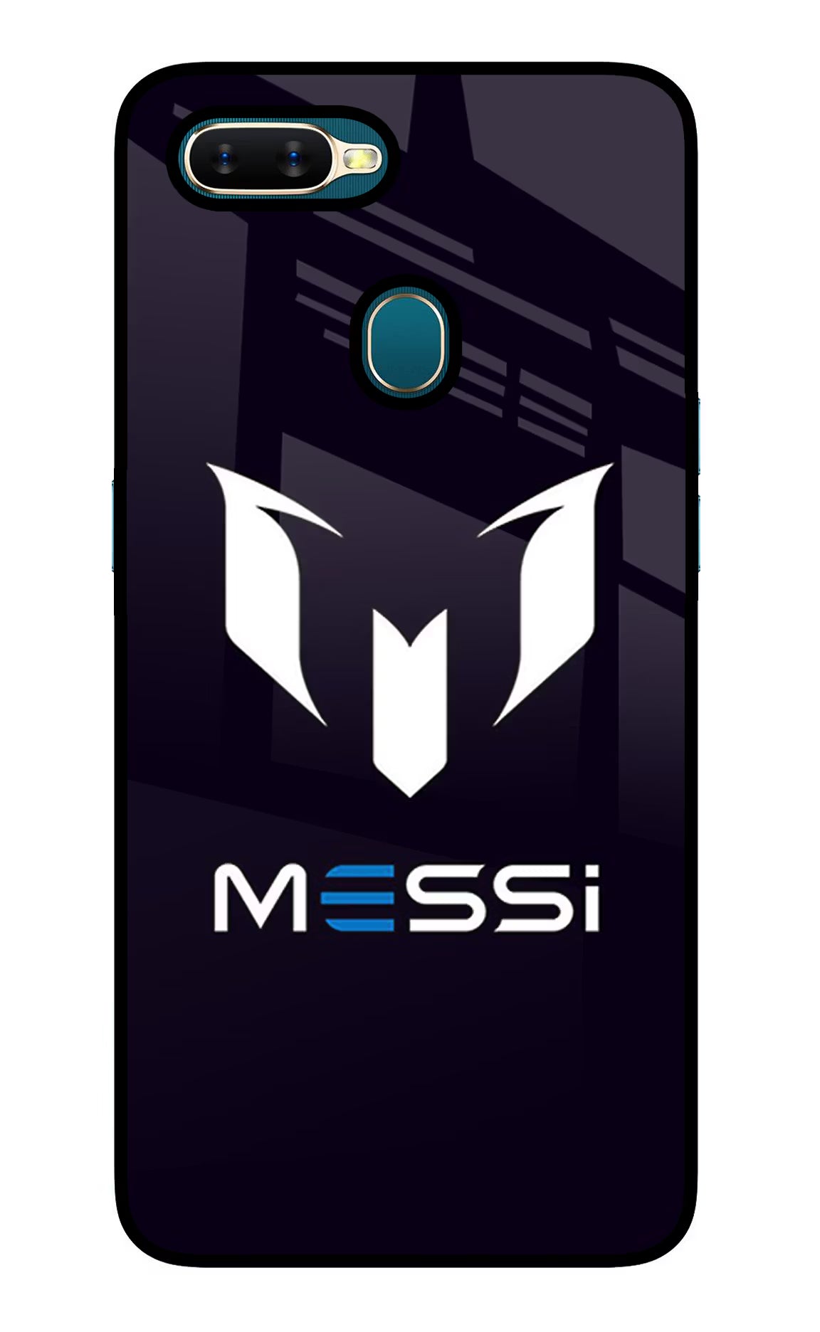 Messi Logo Oppo A7/A5s/A12 Glass Case - Messi Logo Oppo A7/A5s/A12 Glass Case Messi Logo Oppo A7/A5s/A12 Glass Case