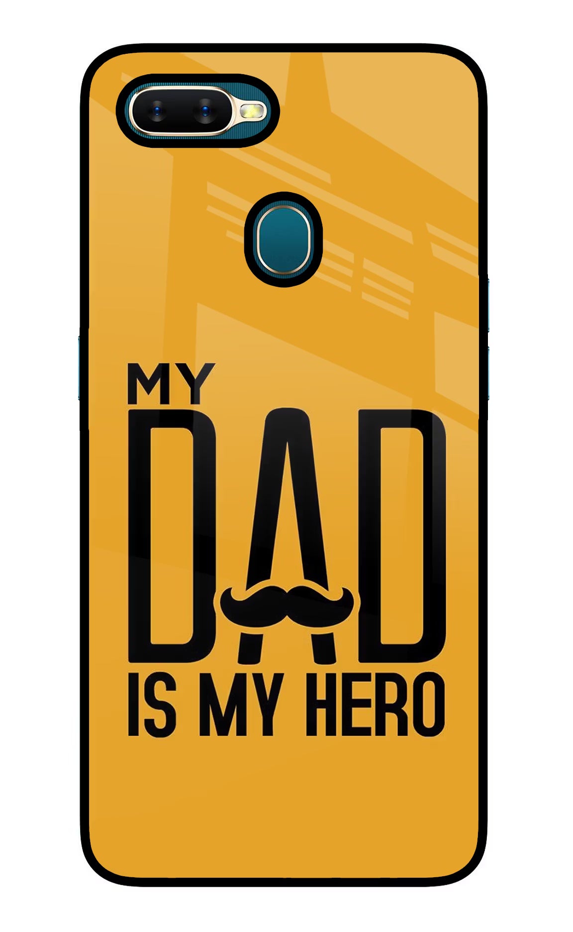 My Dad Is My Hero Oppo A7/A5s/A12 Glass Case - My Dad Is My Hero Oppo A7/A5s/A12 Glass Case My Dad Is My Hero Oppo A7/A5s/A12 Glass Case