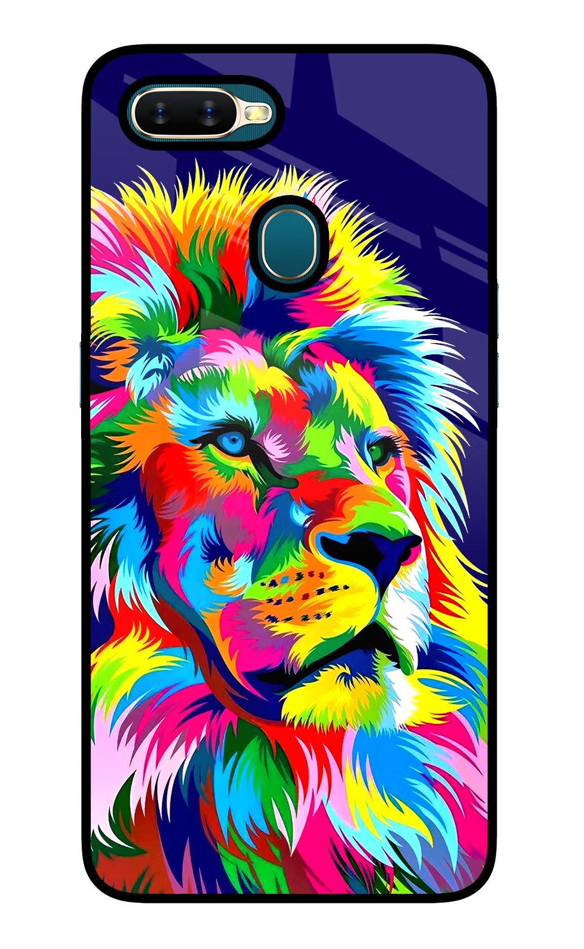 Vector Art Lion Oppo A7/A5s/A12 Glass Case - Vector Art Lion Oppo A7/A5s/A12 Glass Case Vector Art Lion Oppo A7/A5s/A12 Glass Case