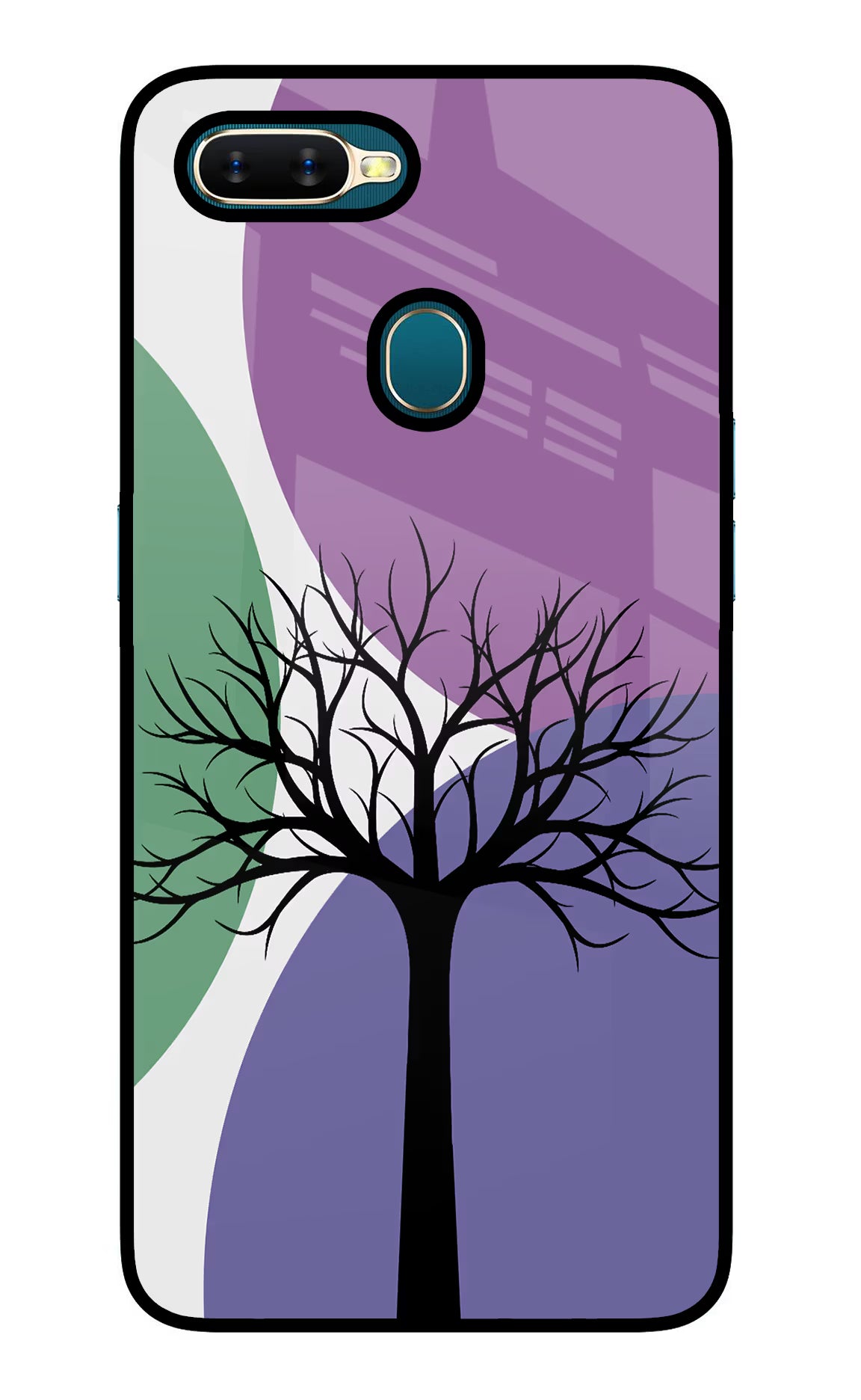 Tree Art Oppo A7/A5s/A12 Glass Case - Tree Art Oppo A7/A5s/A12 Glass Case Tree Art Oppo A7/A5s/A12 Glass Case