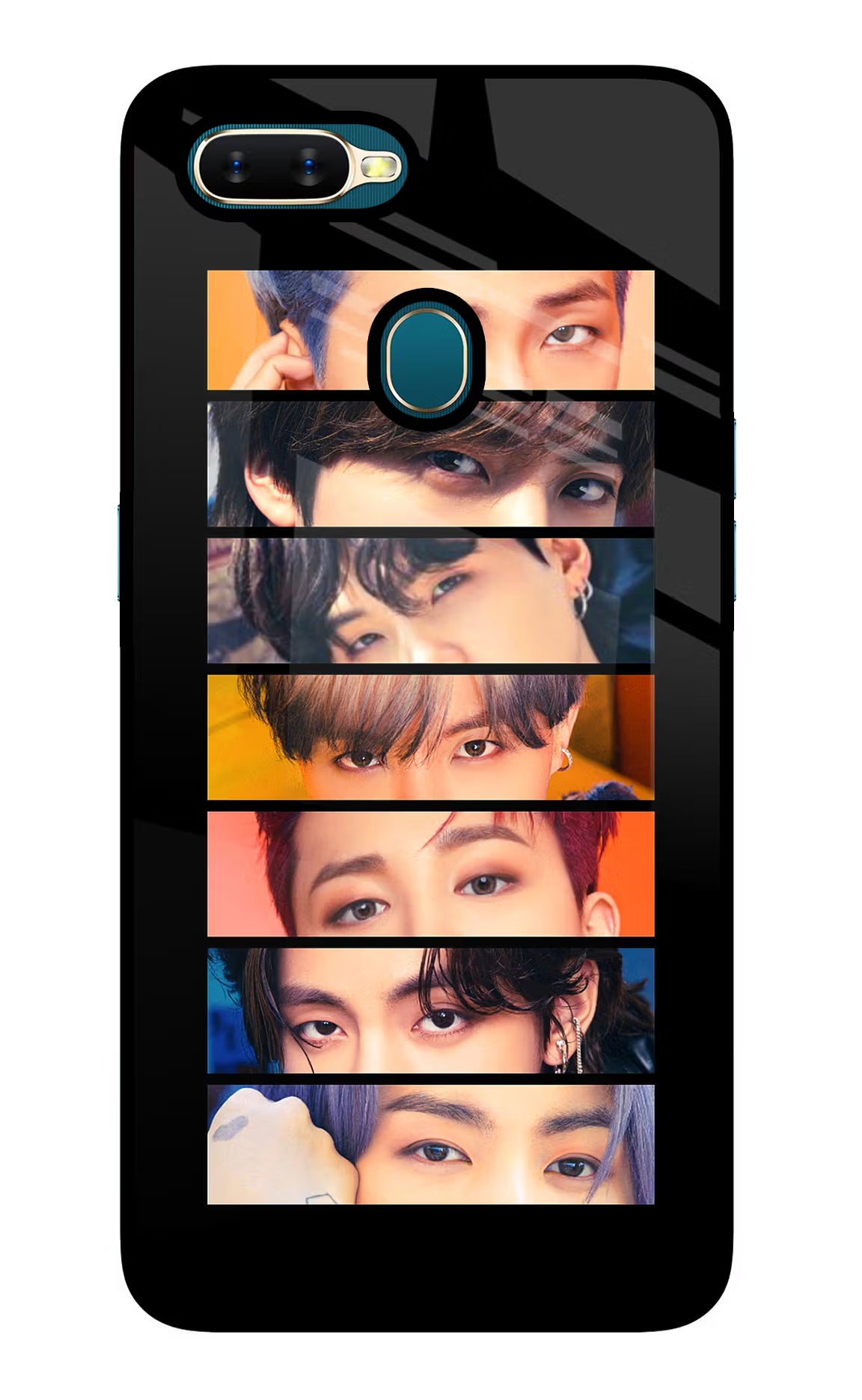 BTS Eyes Oppo A7/A5s/A12 Glass Case - BTS Eyes Oppo A7/A5s/A12 Glass Case BTS Eyes Oppo A7/A5s/A12 Glass Case