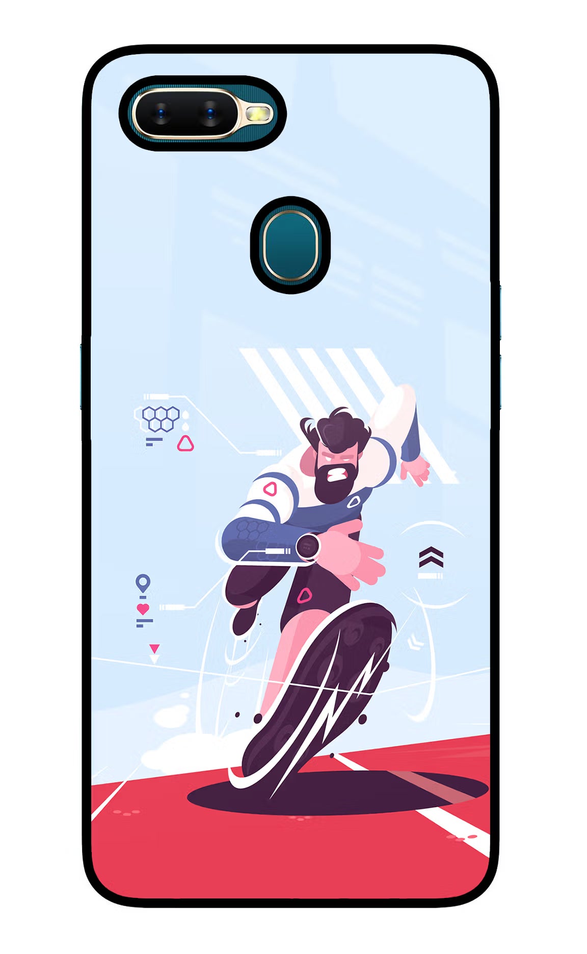 Run Pro Oppo A7/A5s/A12 Glass Case - Run Pro Oppo A7/A5s/A12 Glass Case Run Pro Oppo A7/A5s/A12 Glass Case