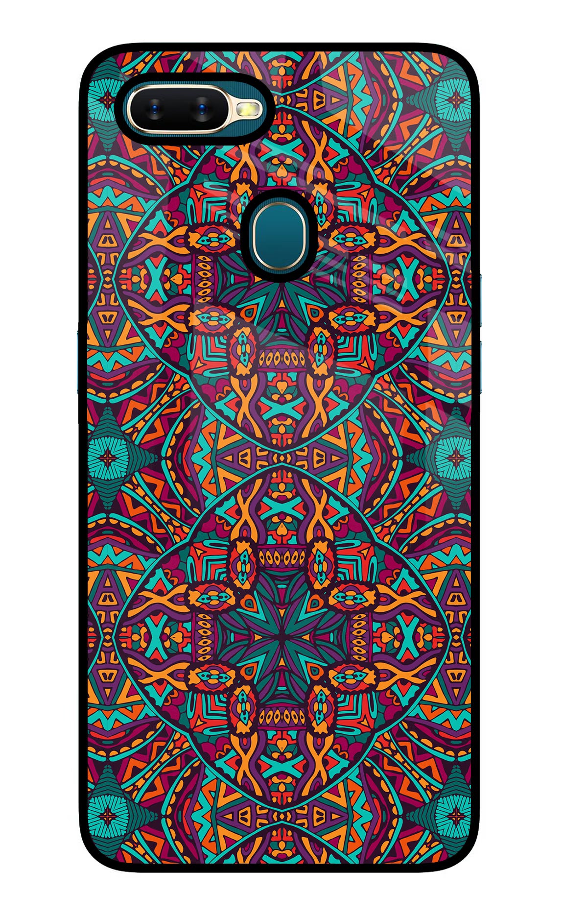 Colour Mandala Oppo A7/A5s/A12 Glass Case - Colour Mandala Oppo A7/A5s/A12 Glass Case Colour Mandala Oppo A7/A5s/A12 Glass Case