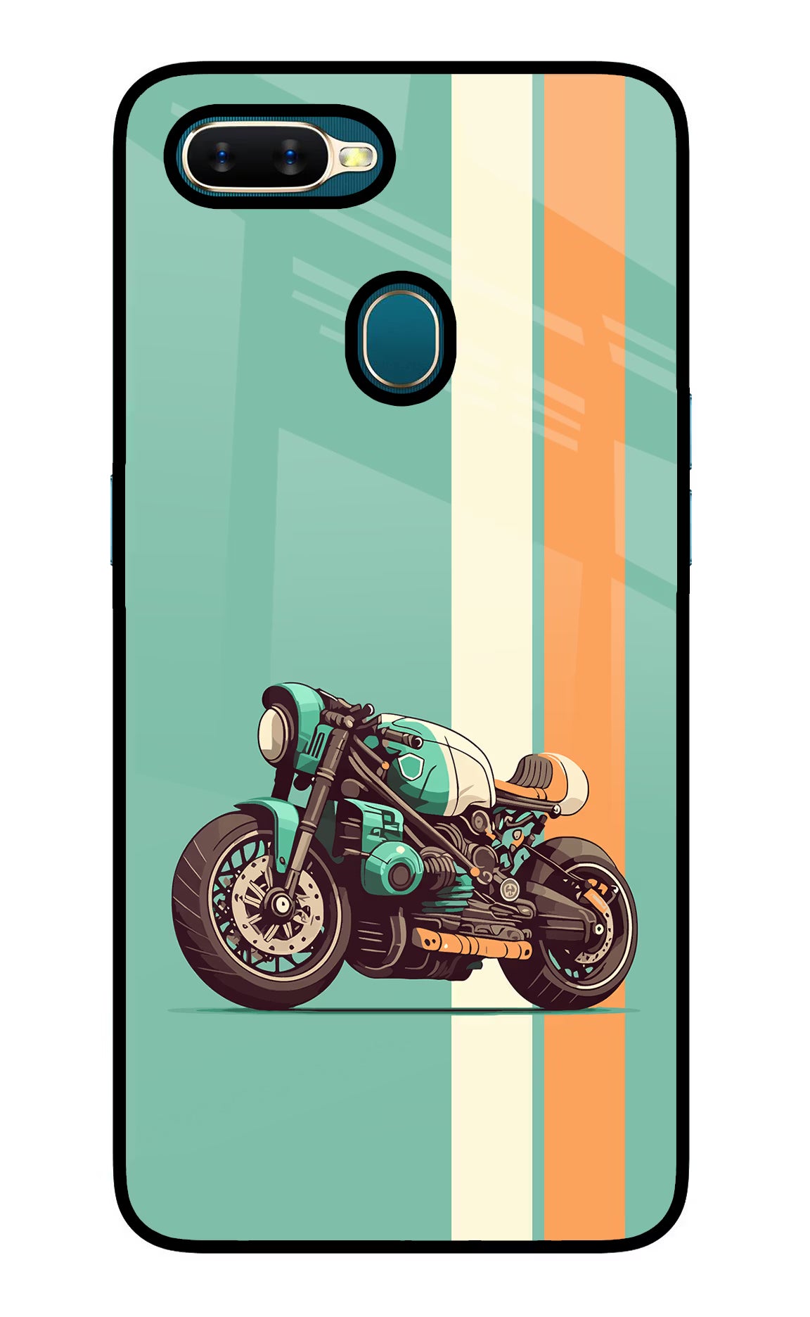 Striped Moto Drift Oppo A7/A5s/A12 Glass Case - Striped Moto Drift Oppo A7/A5s/A12 Glass Case Striped Moto Drift Oppo A7/A5s/A12 Glass Case