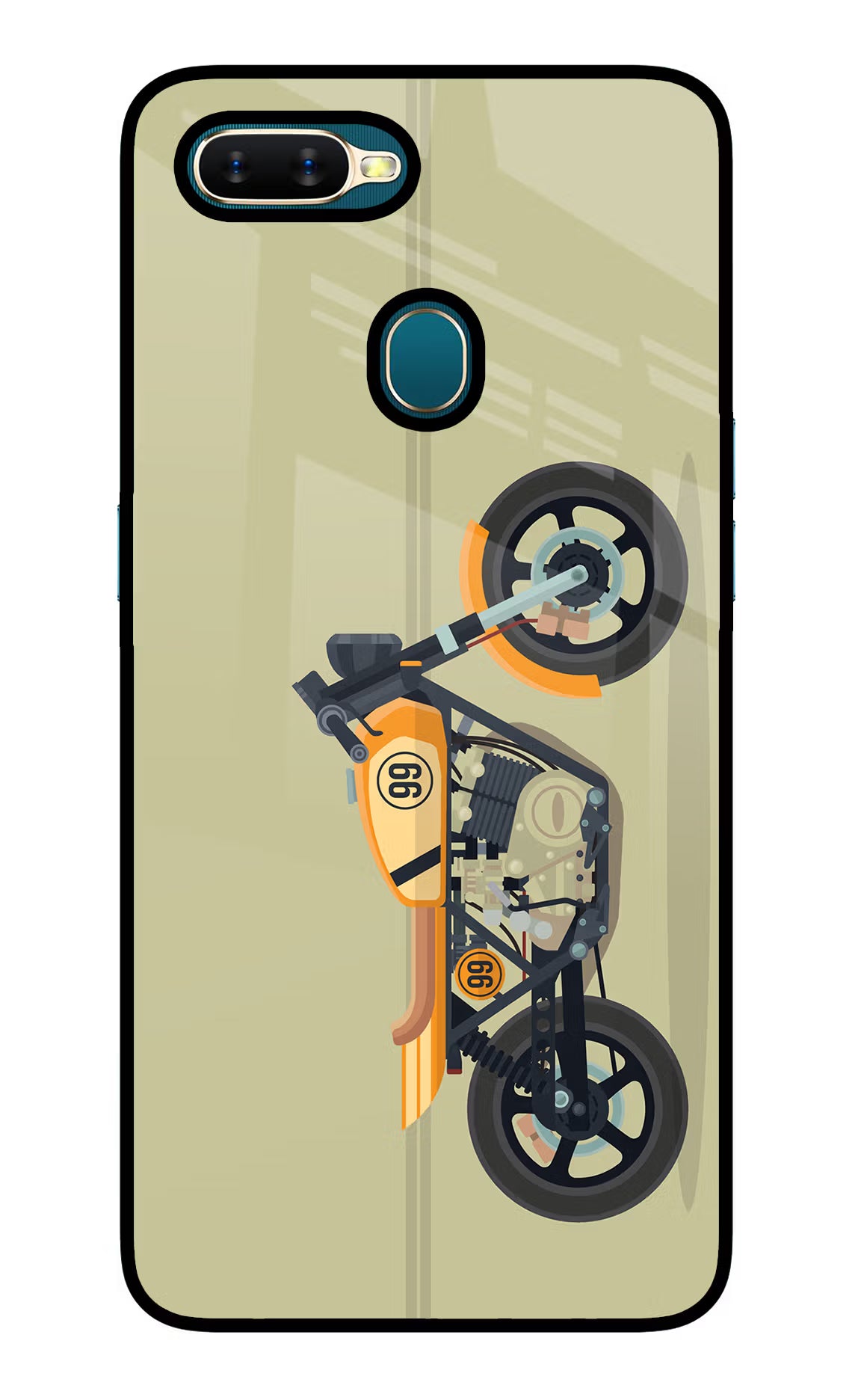 Vertical Speedster Oppo A7/A5s/A12 Glass Case - Vertical Speedster Oppo A7/A5s/A12 Glass Case Vertical Speedster Oppo A7/A5s/A12 Glass Case