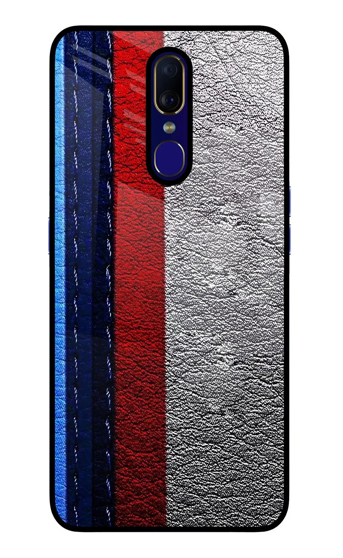 BMW Stripes Oppo F11 Glass Case - BMW Stripes Oppo F11 Glass Case BMW Stripes Oppo F11 Glass Case