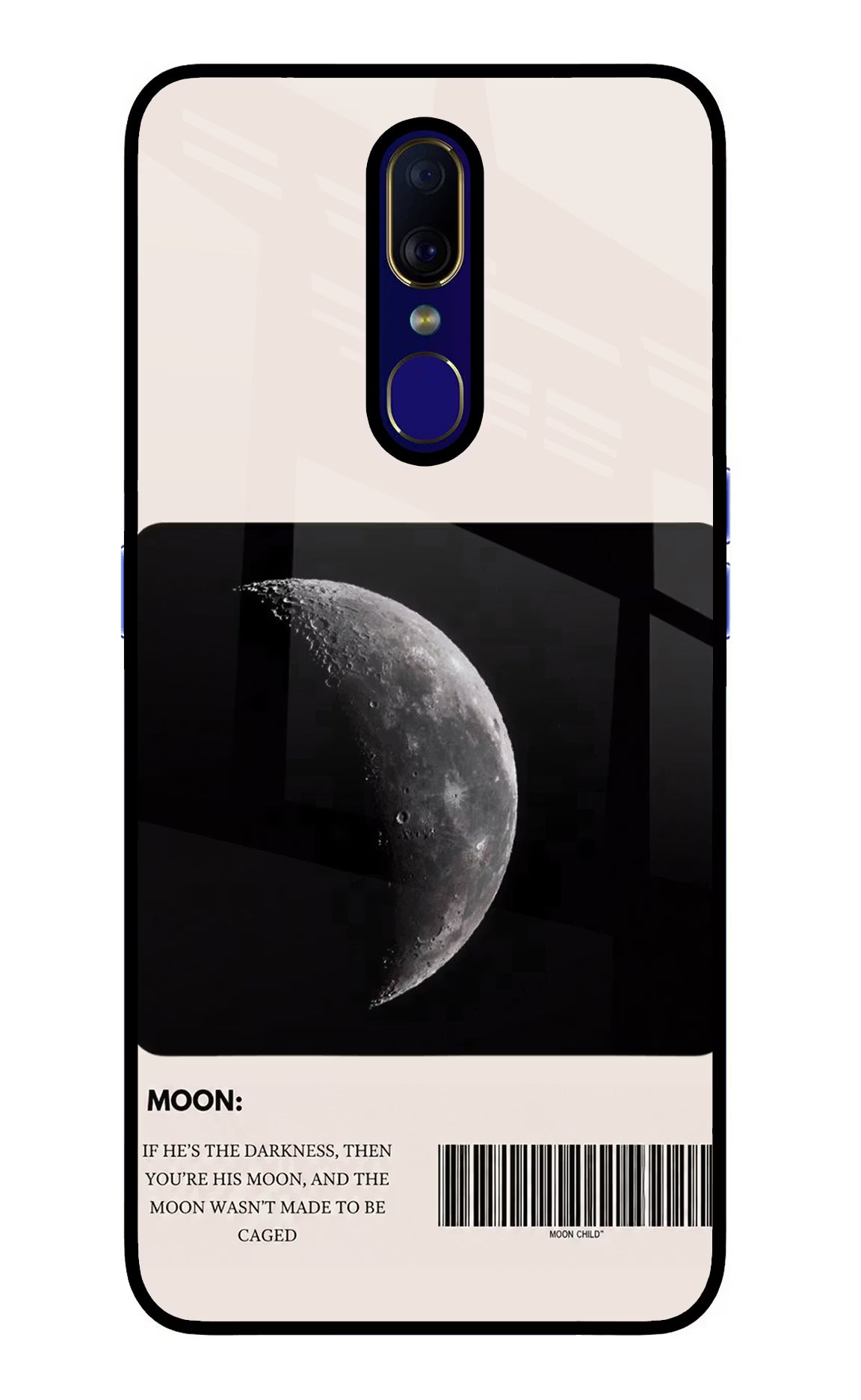 Moon Phase Oppo F11 Glass Case - Moon Phase Oppo F11 Glass Case Moon Phase Oppo F11 Glass Case