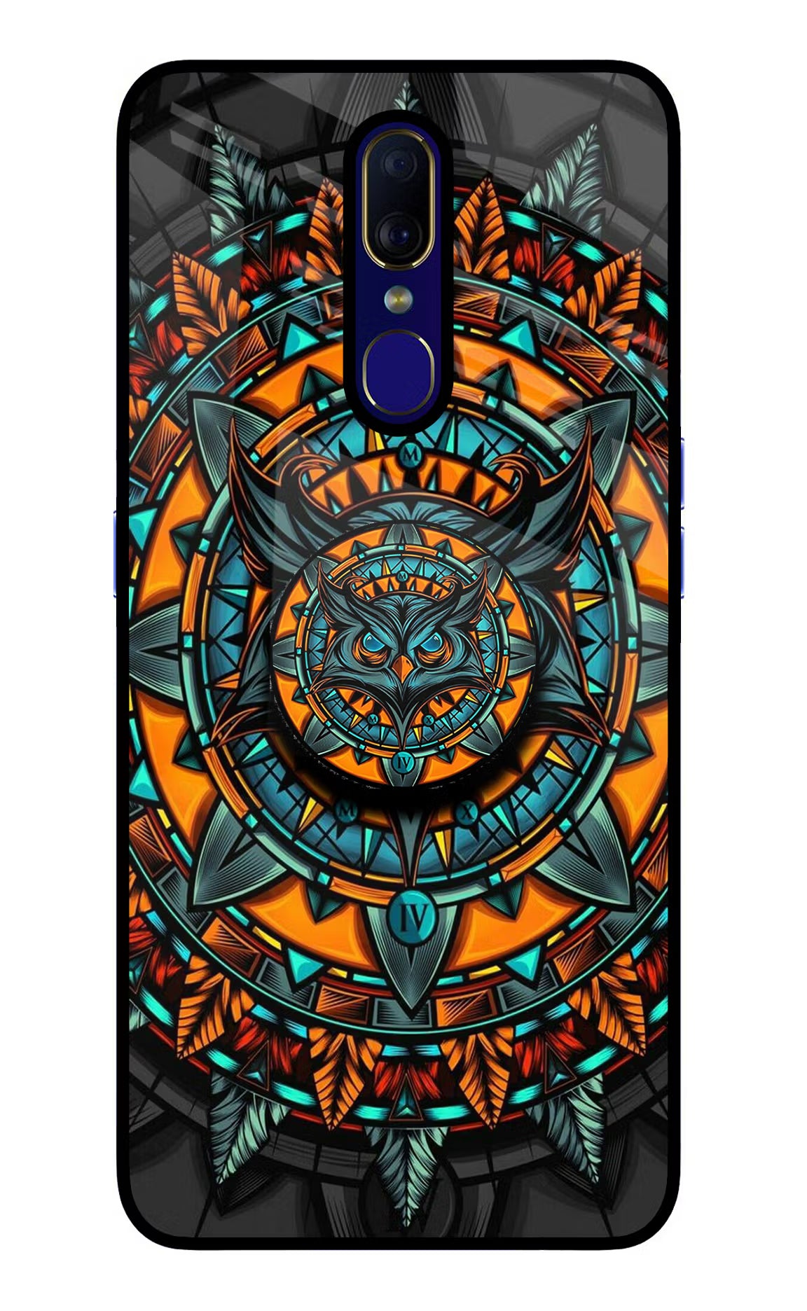 Angry Owl Oppo F11 Glass Case - Angry Owl Oppo F11 Glass Case Angry Owl Oppo F11 Glass Case