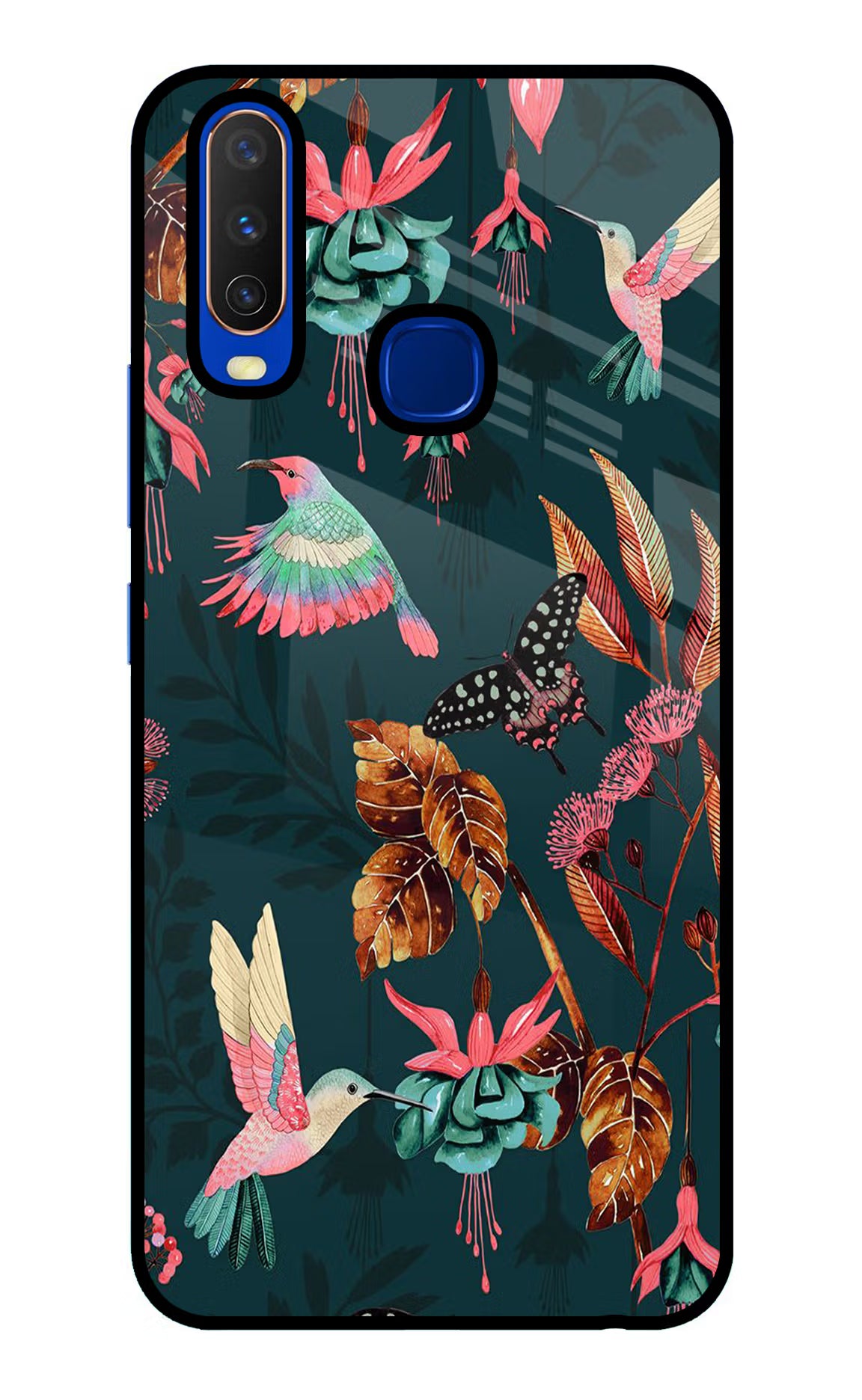 Birds Vivo Y15/Y17 Glass Case - Birds Vivo Y15/Y17 Glass Case Birds Vivo Y15/Y17 Glass Case