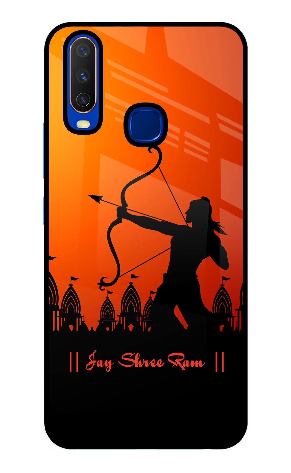 Lord Ram - 4 Vivo Y15/Y17 Glass Case - Lord Ram - 4 Vivo Y15/Y17 Glass Case Lord Ram - 4 Vivo Y15/Y17 Glass Case