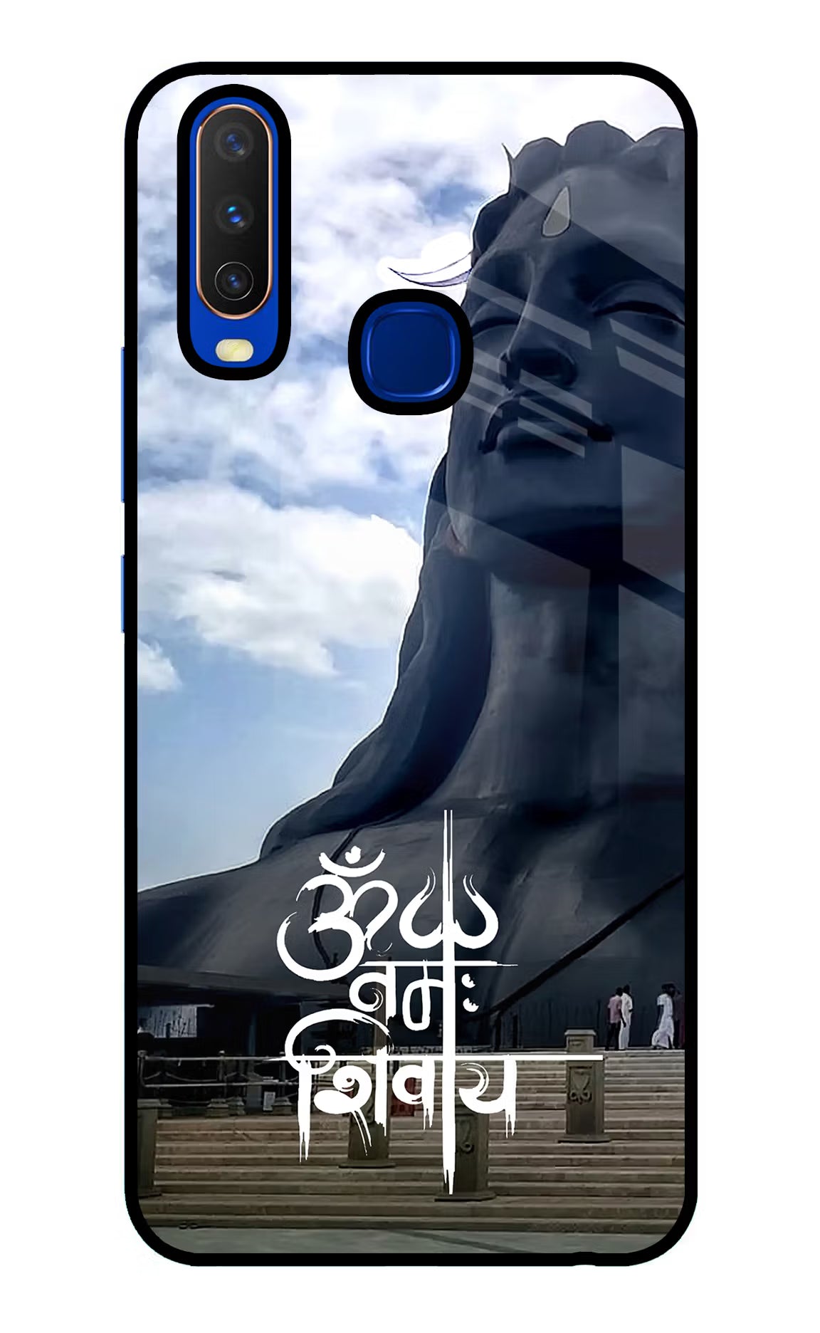 Om Namah Shivay Vivo Y15/Y17 Glass Case - Om Namah Shivay Vivo Y15/Y17 Glass Case Om Namah Shivay Vivo Y15/Y17 Glass Case