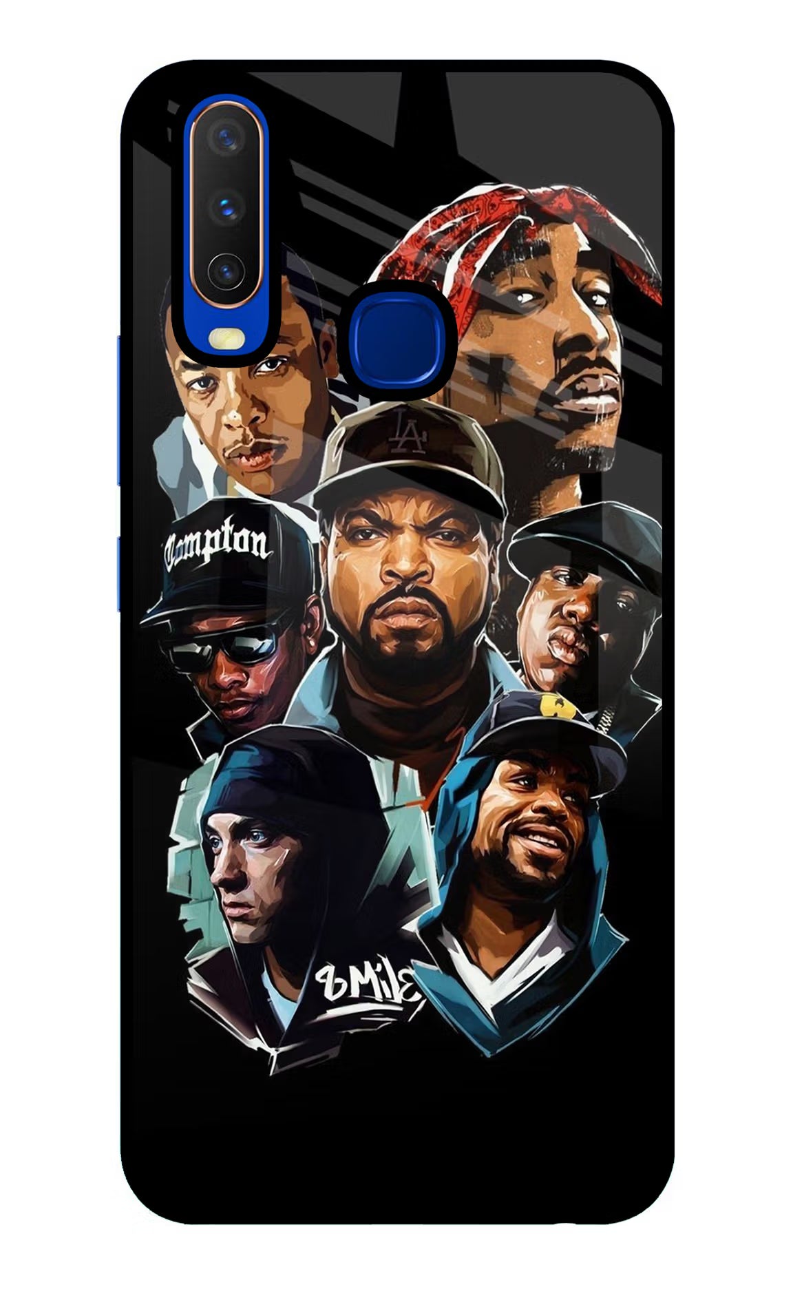 Rappers Vivo Y15/Y17 Glass Case - Rappers Vivo Y15/Y17 Glass Case Rappers Vivo Y15/Y17 Glass Case