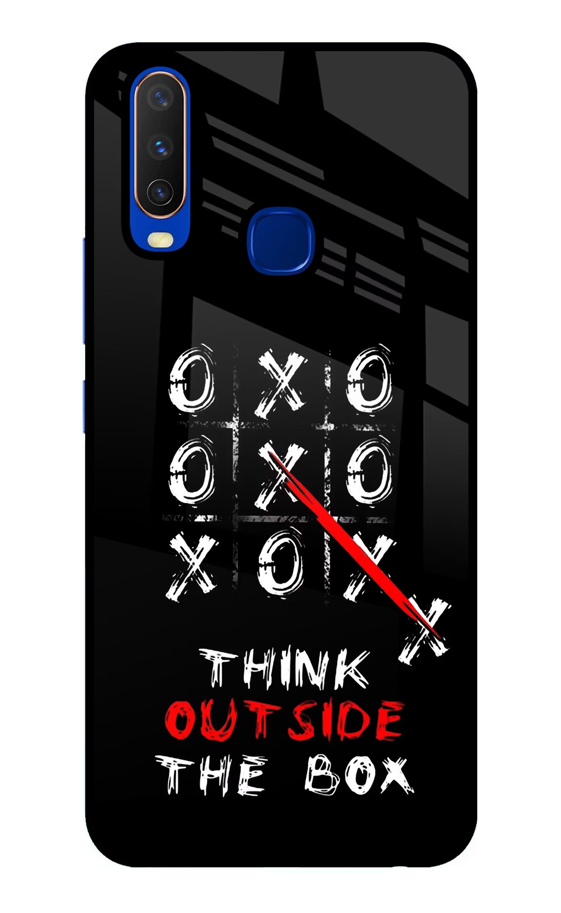 Think out of the BOX Vivo Y15/Y17 Glass Case - Think out of the BOX Vivo Y15/Y17 Glass Case Think out of the BOX Vivo Y15/Y17 Glass Case