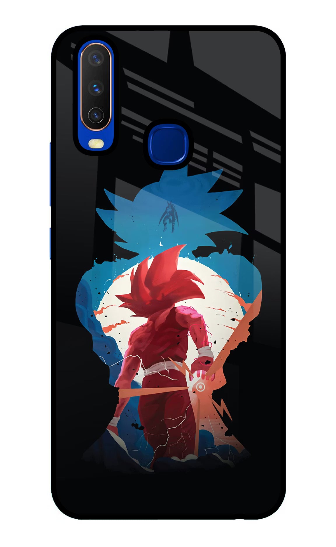 Goku Vivo Y15/Y17 Glass Case - Goku Vivo Y15/Y17 Glass Case Goku Vivo Y15/Y17 Glass Case