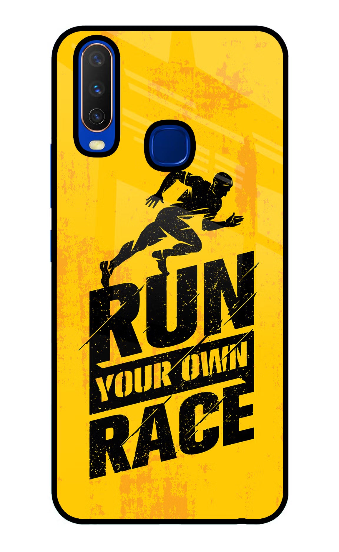 Run Your Own Race Vivo Y15/Y17 Glass Case - Run Your Own Race Vivo Y15/Y17 Glass Case Run Your Own Race Vivo Y15/Y17 Glass Case