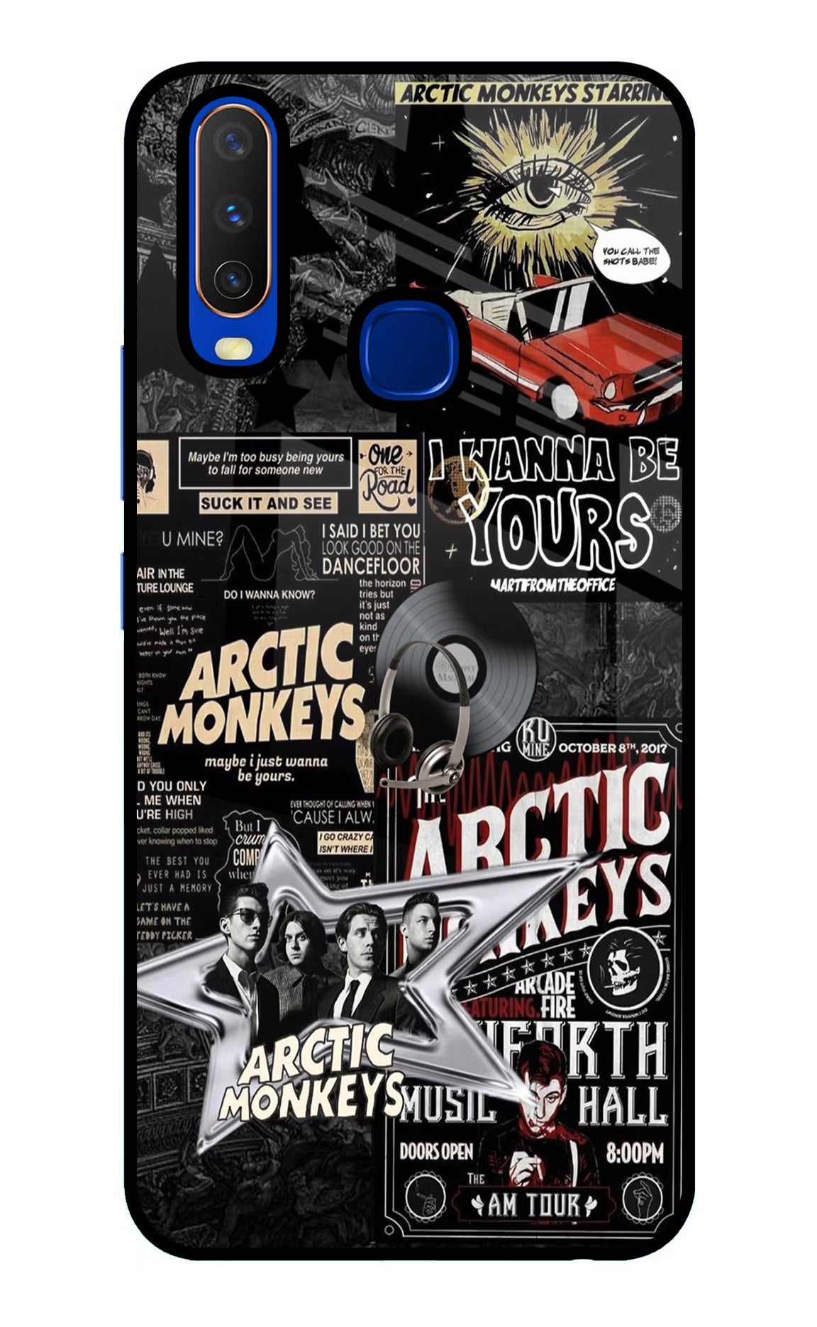 Arctic Monkeys Vivo Y15/Y17 Glass Case - Arctic Monkeys Vivo Y15/Y17 Glass Case Arctic Monkeys Vivo Y15/Y17 Glass Case