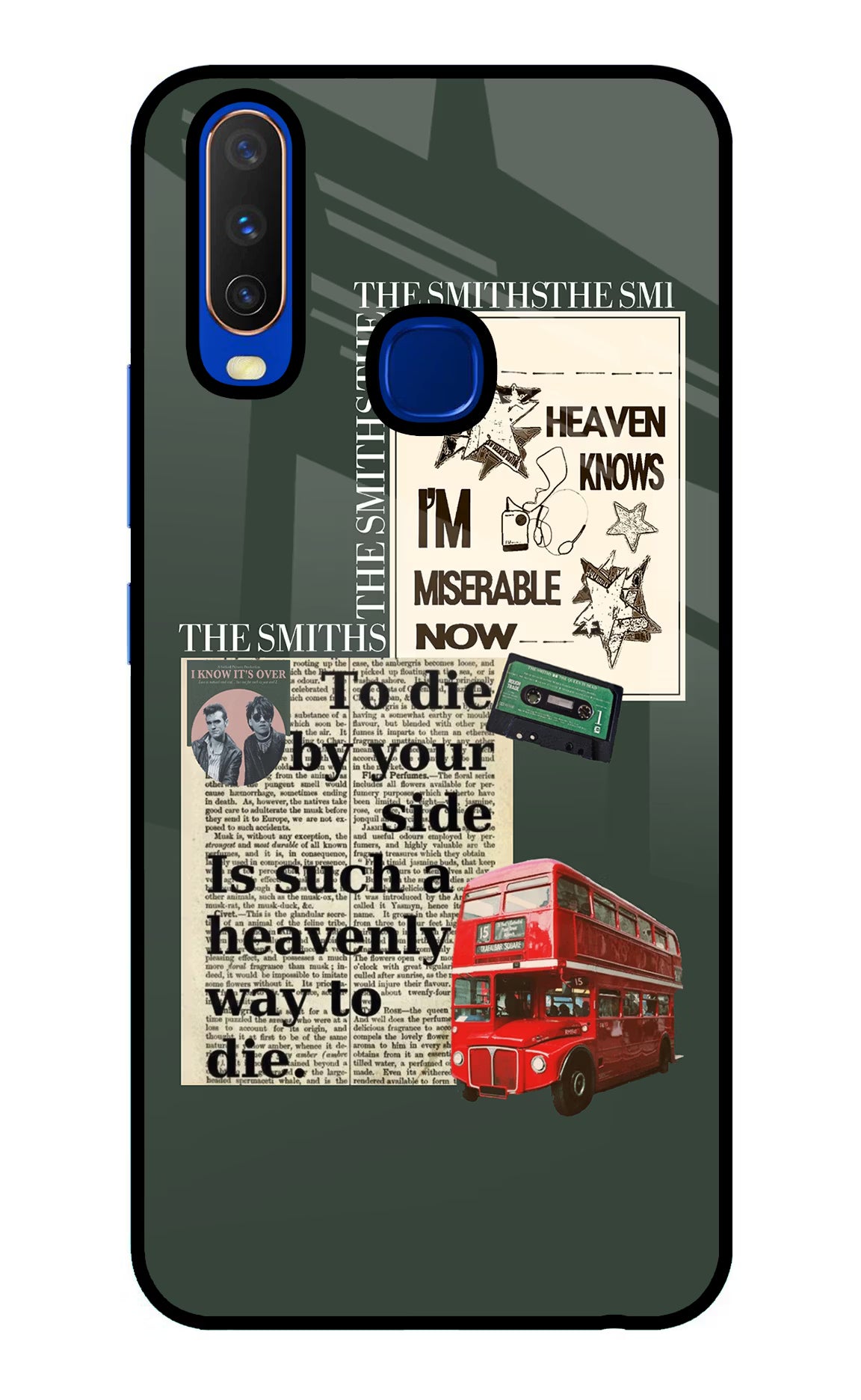 The Smiths Vivo Y15/Y17 Glass Case - The Smiths Vivo Y15/Y17 Glass Case The Smiths Vivo Y15/Y17 Glass Case