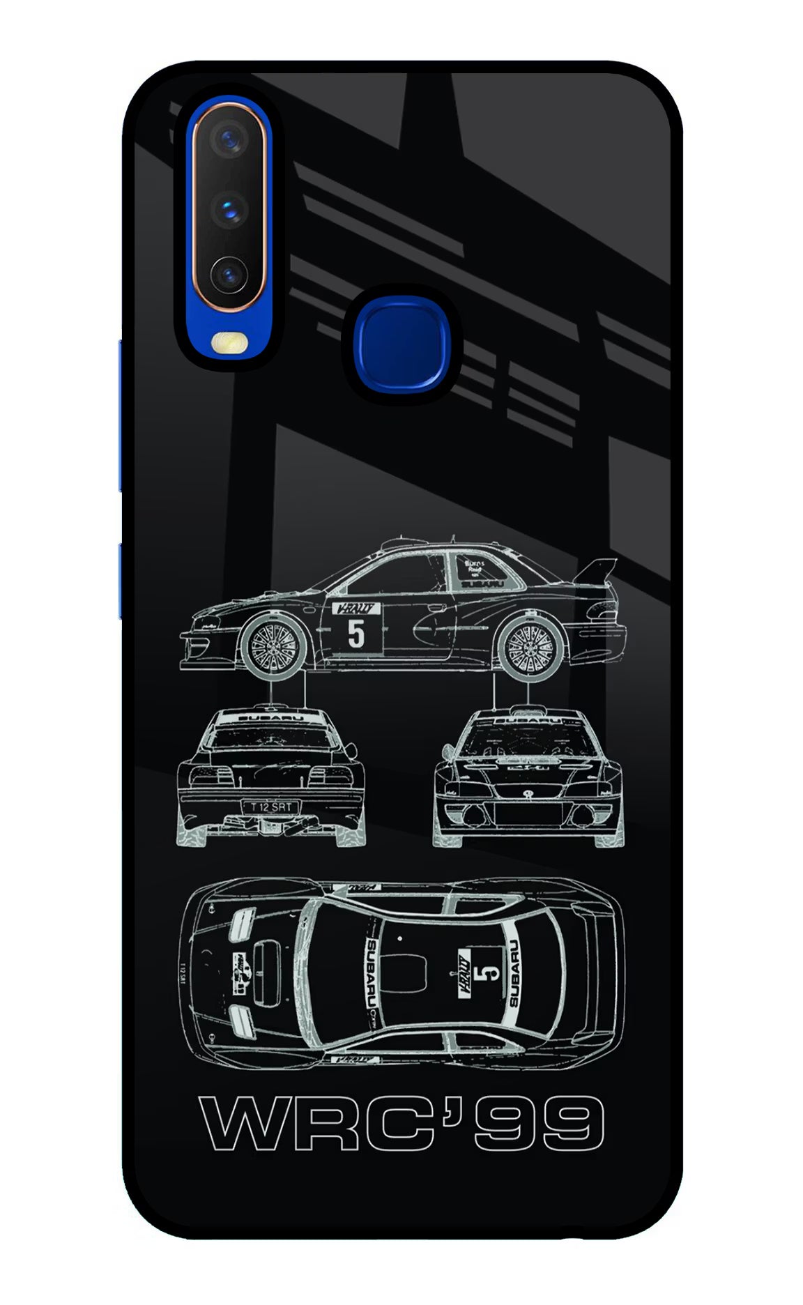 WRC'99 Vivo Y15/Y17 Glass Case - WRC'99 Vivo Y15/Y17 Glass Case WRC'99 Vivo Y15/Y17 Glass Case