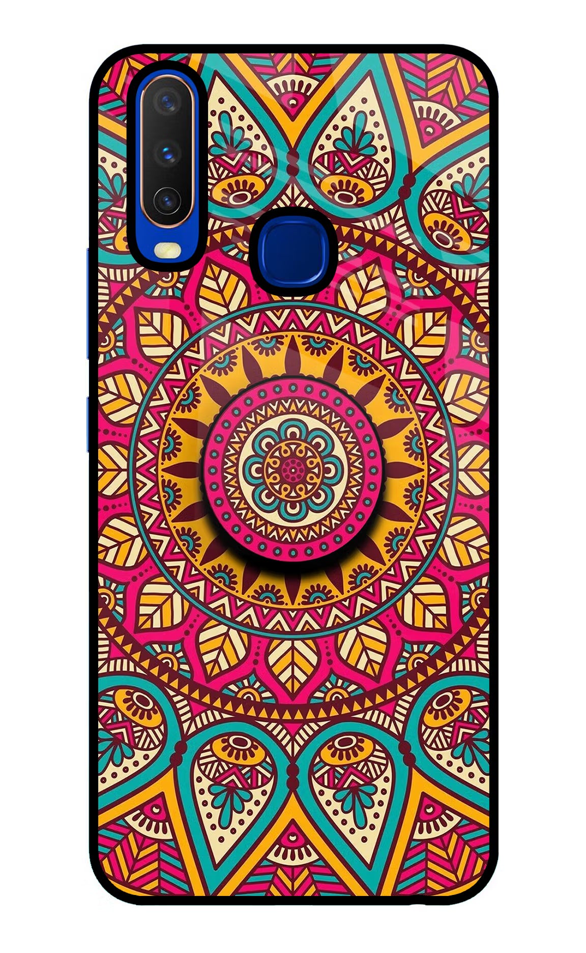 Mandala Vivo Y15/Y17 Glass Case - Mandala Vivo Y15/Y17 Glass Case Mandala Vivo Y15/Y17 Glass Case