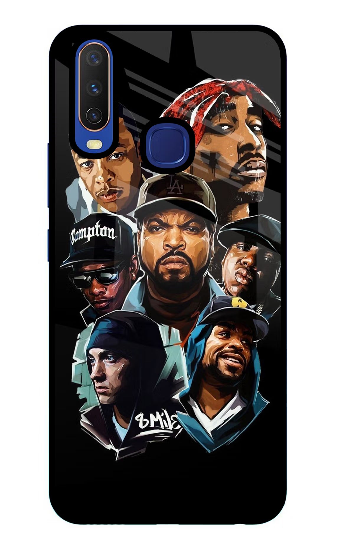 Rappers Vivo Y11/Y12/U10 Glass Case - Rappers Vivo Y11/Y12/U10 Glass Case Rappers Vivo Y11/Y12/U10 Glass Case
