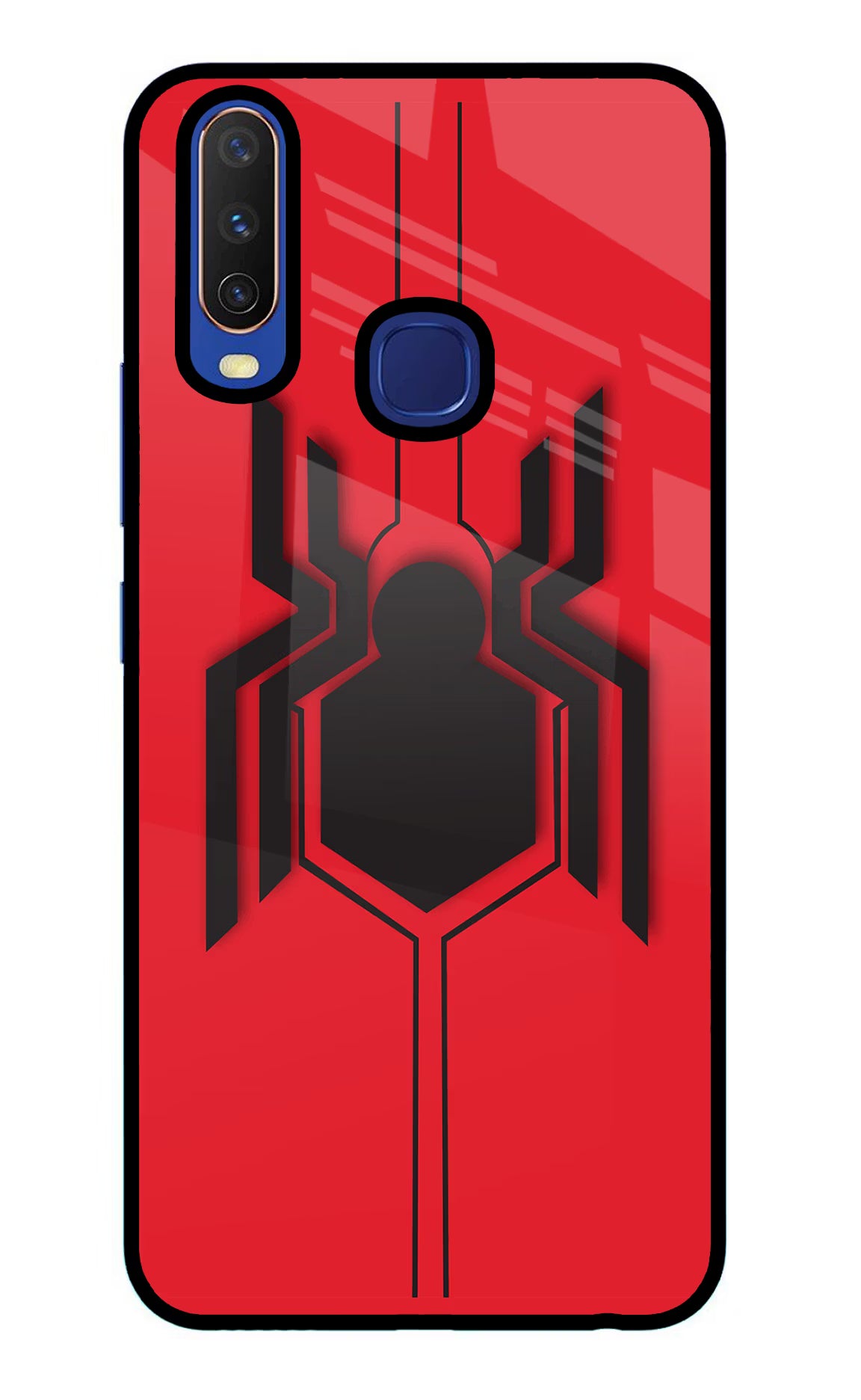 Spider Vivo Y11/Y12/U10 Glass Case - Spider Vivo Y11/Y12/U10 Glass Case Spider Vivo Y11/Y12/U10 Glass Case