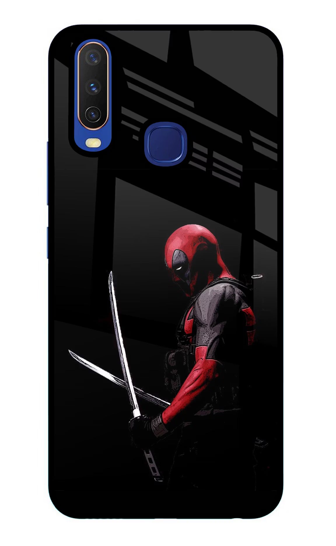 Deadpool Vivo Y11/Y12/U10 Glass Case - Deadpool Vivo Y11/Y12/U10 Glass Case Deadpool Vivo Y11/Y12/U10 Glass Case