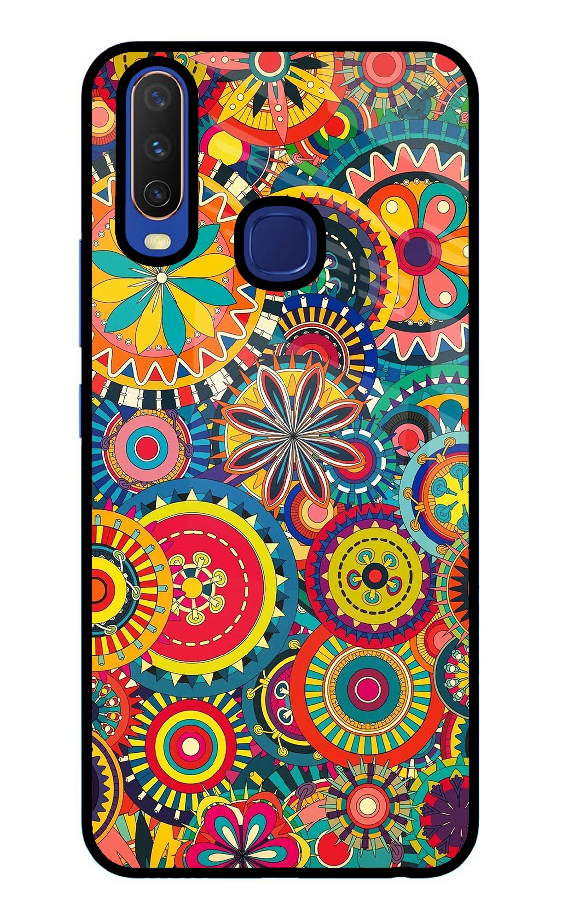 Gol Gol Art Vivo Y11/Y12/U10 Glass Case - Gol Gol Art Vivo Y11/Y12/U10 Glass Case Gol Gol Art Vivo Y11/Y12/U10 Glass Case
