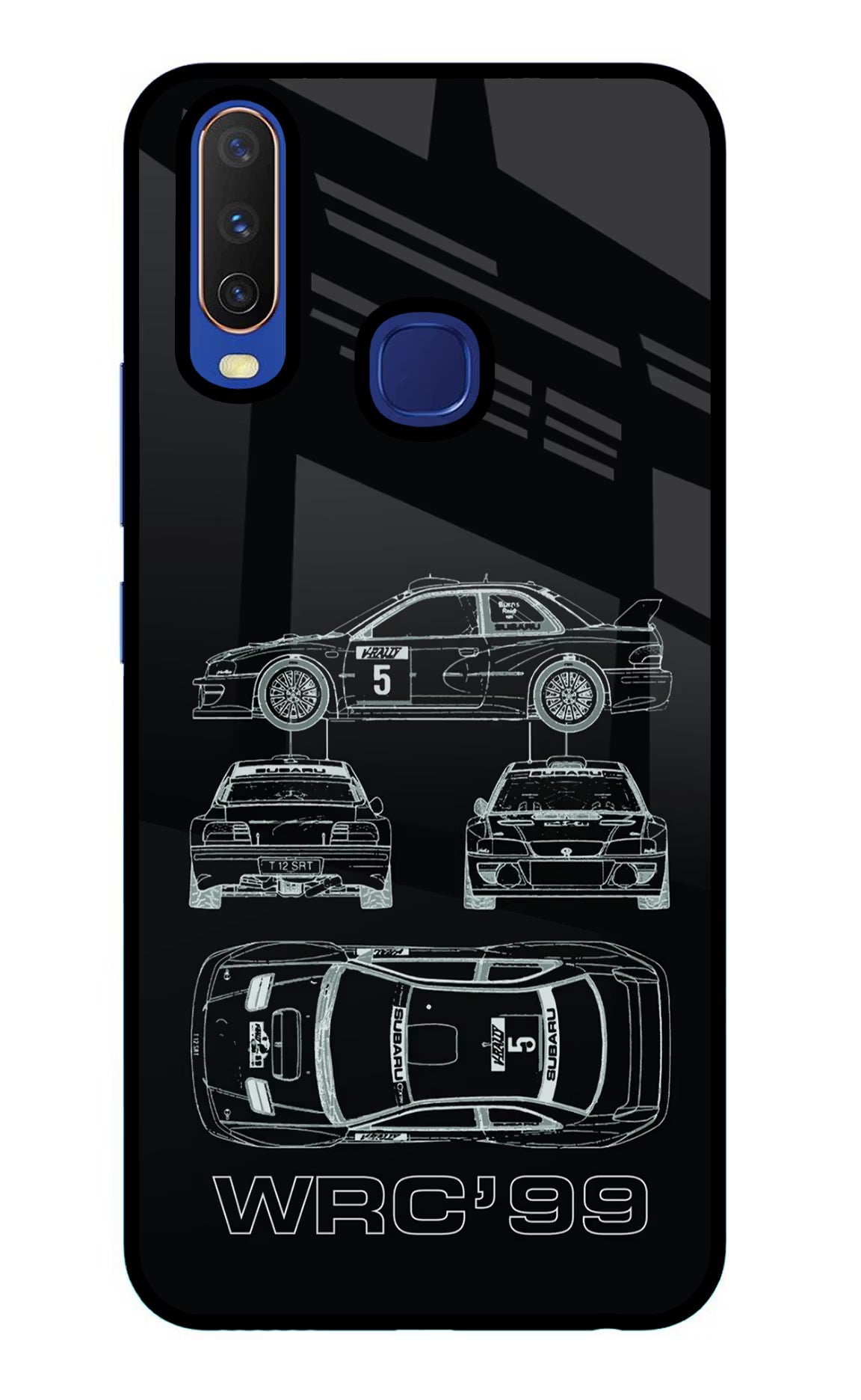 WRC'99 Vivo Y11/Y12/U10 Glass Case - WRC'99 Vivo Y11/Y12/U10 Glass Case WRC'99 Vivo Y11/Y12/U10 Glass Case