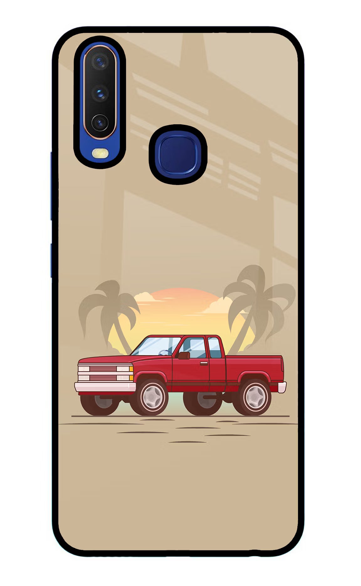 Desert Classic Drive Vivo Y11/Y12/U10 Glass Case - Desert Classic Drive Vivo Y11/Y12/U10 Glass Case Desert Classic Drive Vivo Y11/Y12/U10 Glass Case