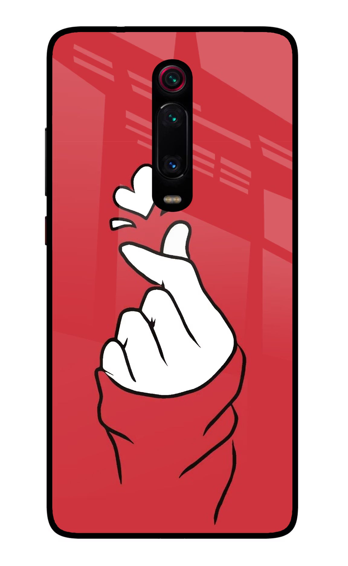 Korean Love Sign Redmi K20/K20 Pro Glass Case - Korean Love Sign Redmi K20/K20 Pro Glass Case Korean Love Sign Redmi K20/K20 Pro Glass Case