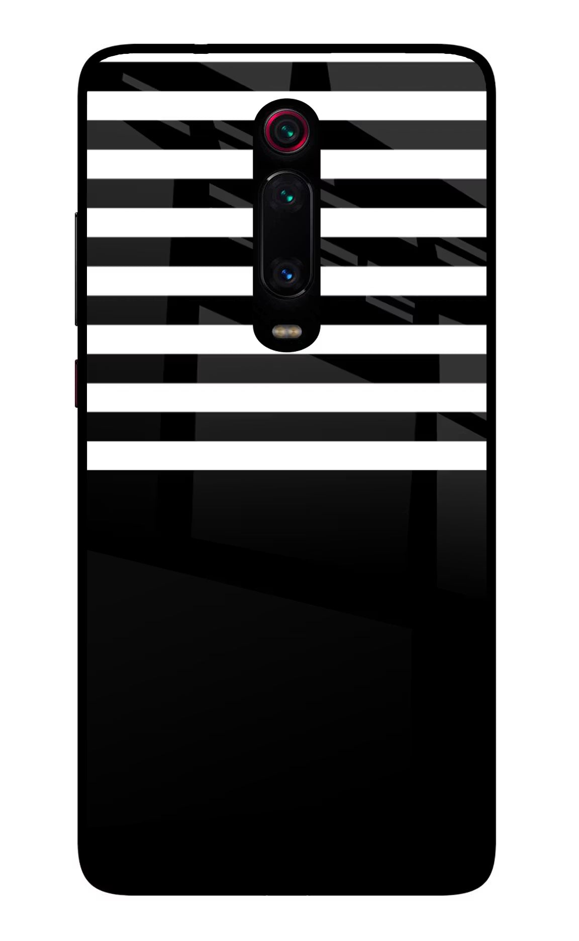 Black and White Print Redmi K20/K20 Pro Glass Case - Black and White Print Redmi K20/K20 Pro Glass Case Black and White Print Redmi K20/K20 Pro Glass Case